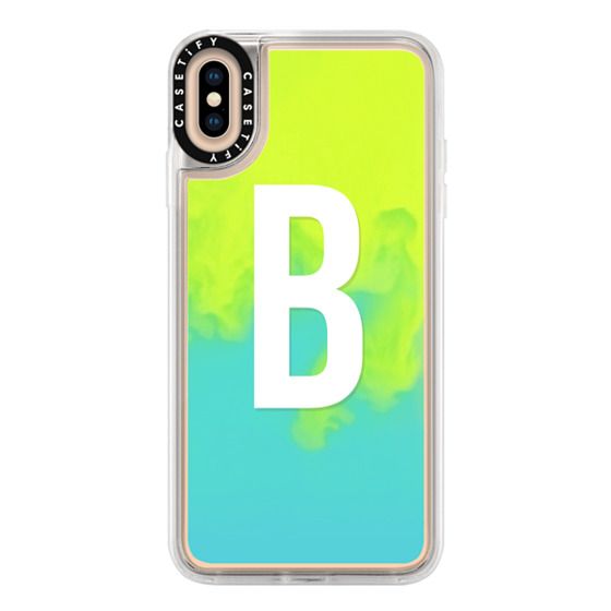 CASETiFY iPhone XS Max Case - Neon Sand Liquid Case (B) by | Casetify