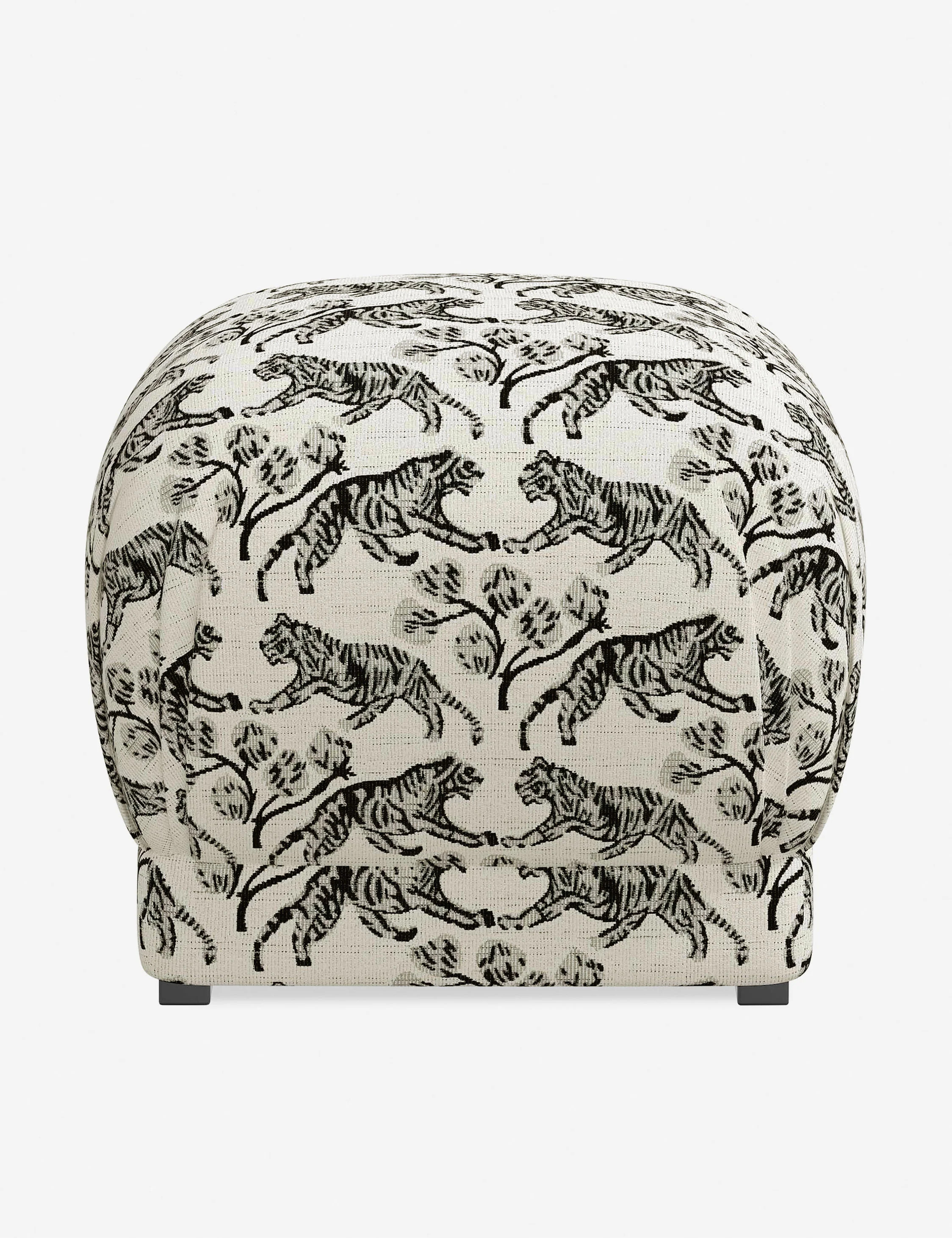 Bailee Ottoman, Tiger Ivory by Sarah Sherman Samuel | Lulu and Georgia 