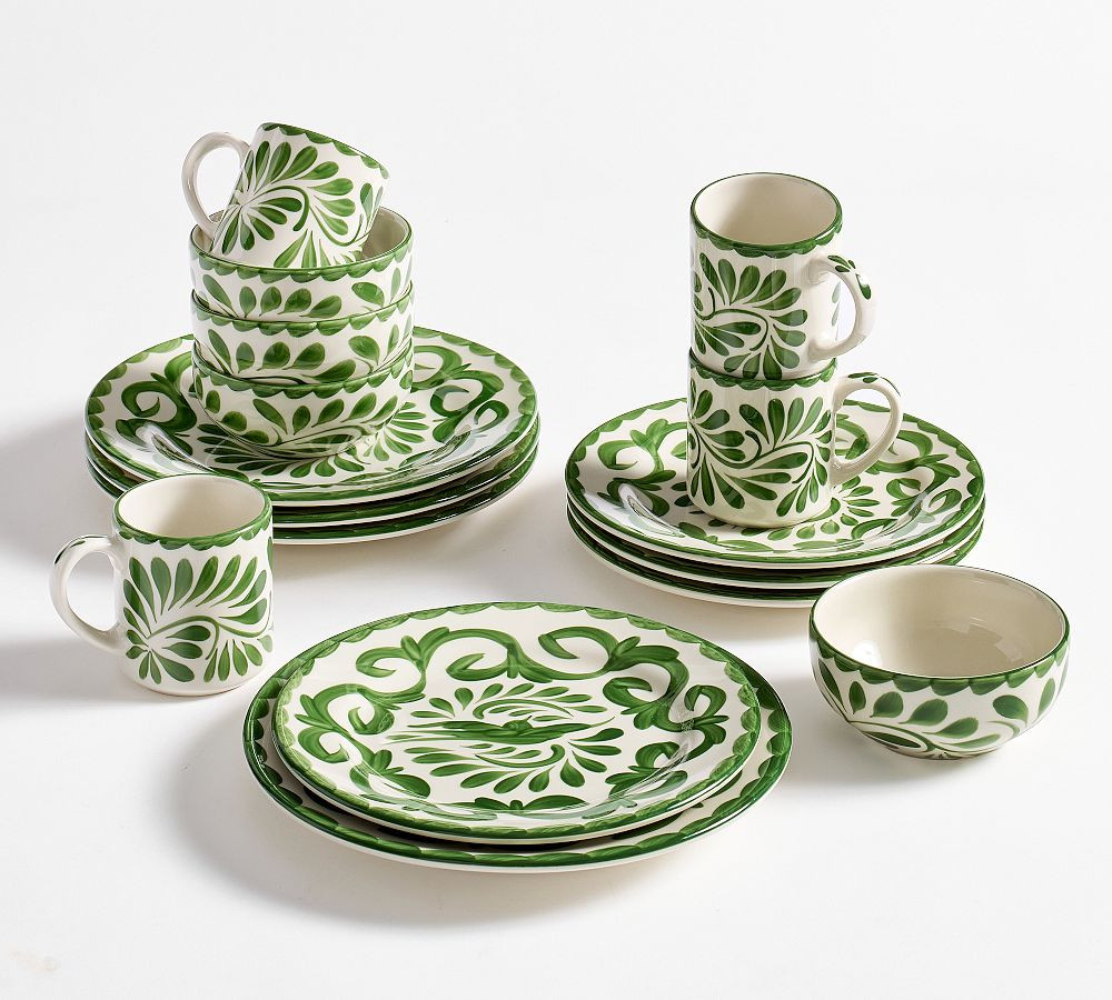Puebla Porcelain Dinnerware Set | Pottery Barn (US)