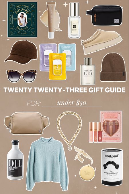 Under $50 gift guide! I found so many unique gifts under $50 this year- from clothing to accessories this is the ultimate under $50 gift guide!

Gift guide, gift ideas for her, gift ideas for him, holiday shopping, holiday gifts, gifts under $50, white elephant gifts 
Dressupbuttercup.com
Dress up butter cup 

#LTKfindsunder50 #LTKGiftGuide #LTKHoliday