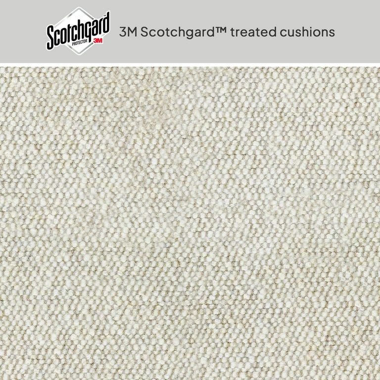 Better Homes & Gardens Ezra Outdoor HDPE Club Chair, Black with Cream Boucle Cushions | Walmart (US)