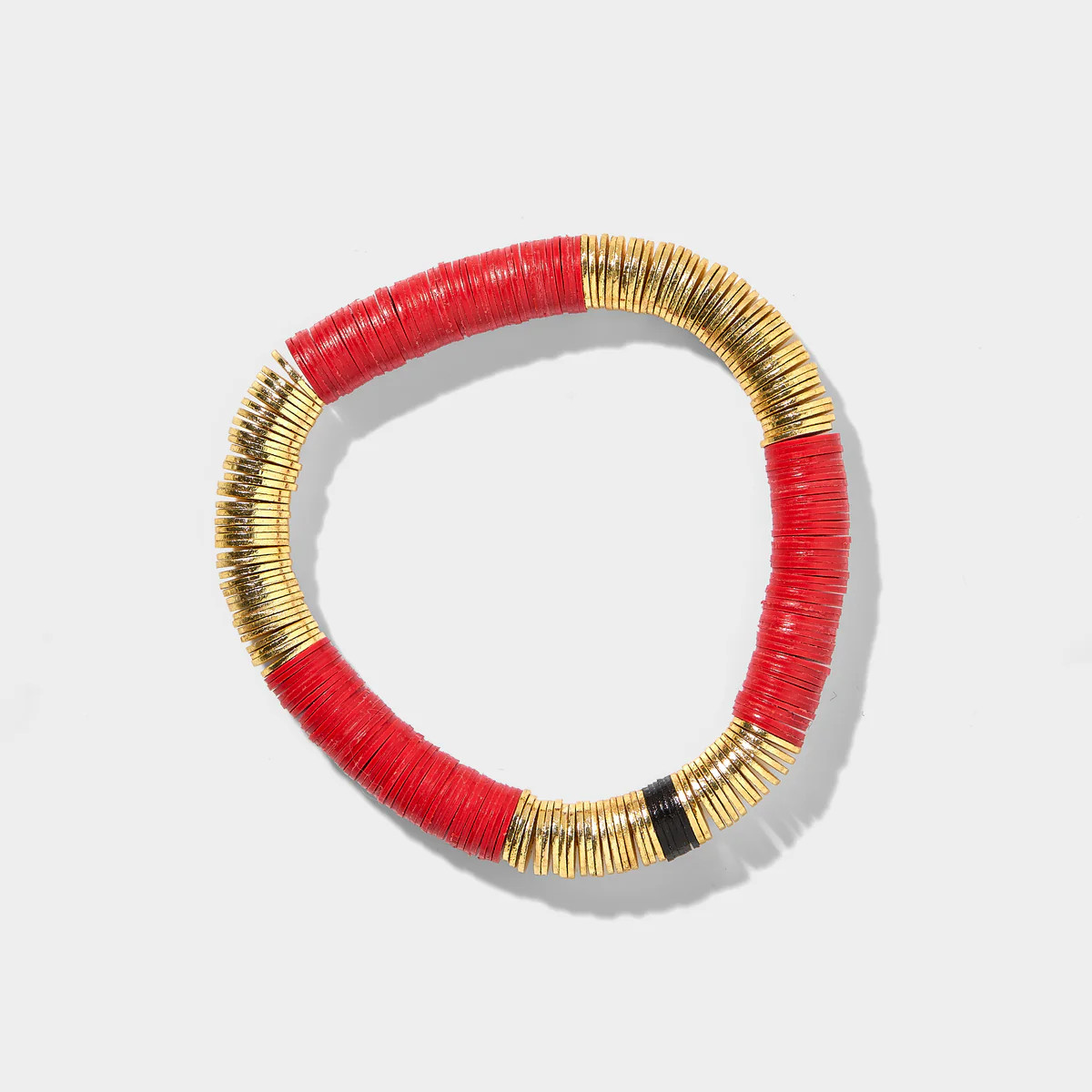 Red Vinyl Bracelet 8mm | Allie + Bess