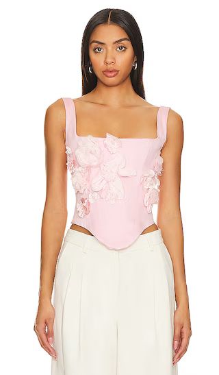 Lorelai Bustier in Rose Champagne | Revolve Clothing (Global)