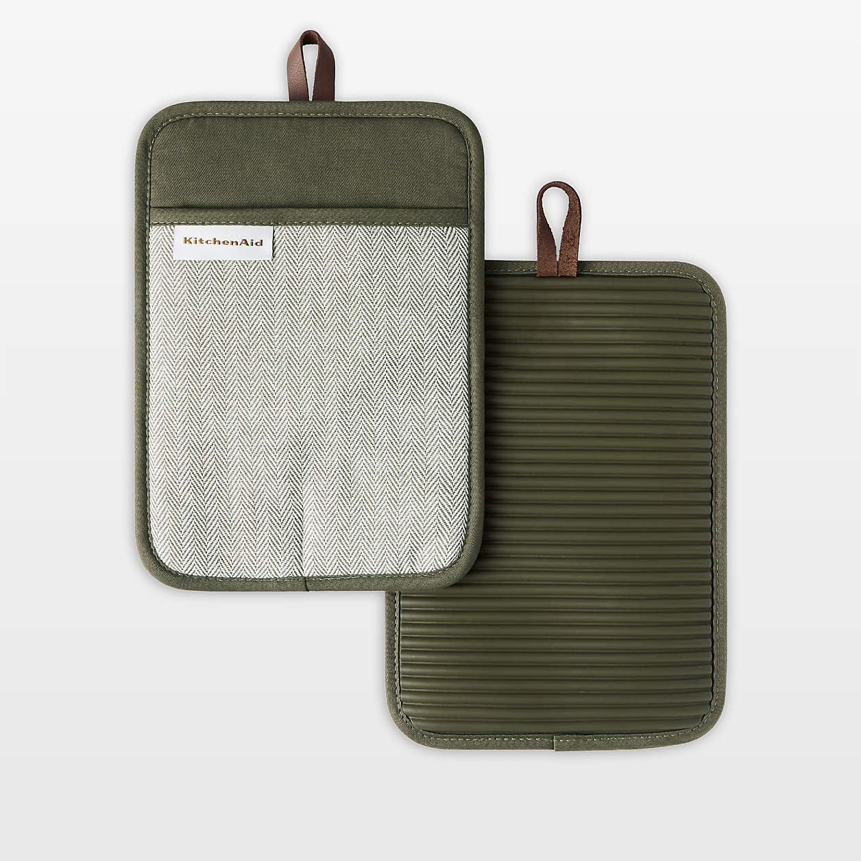 KitchenAid Design Series Potholders, Set of 2 + Reviews | Crate & Barrel | Crate & Barrel