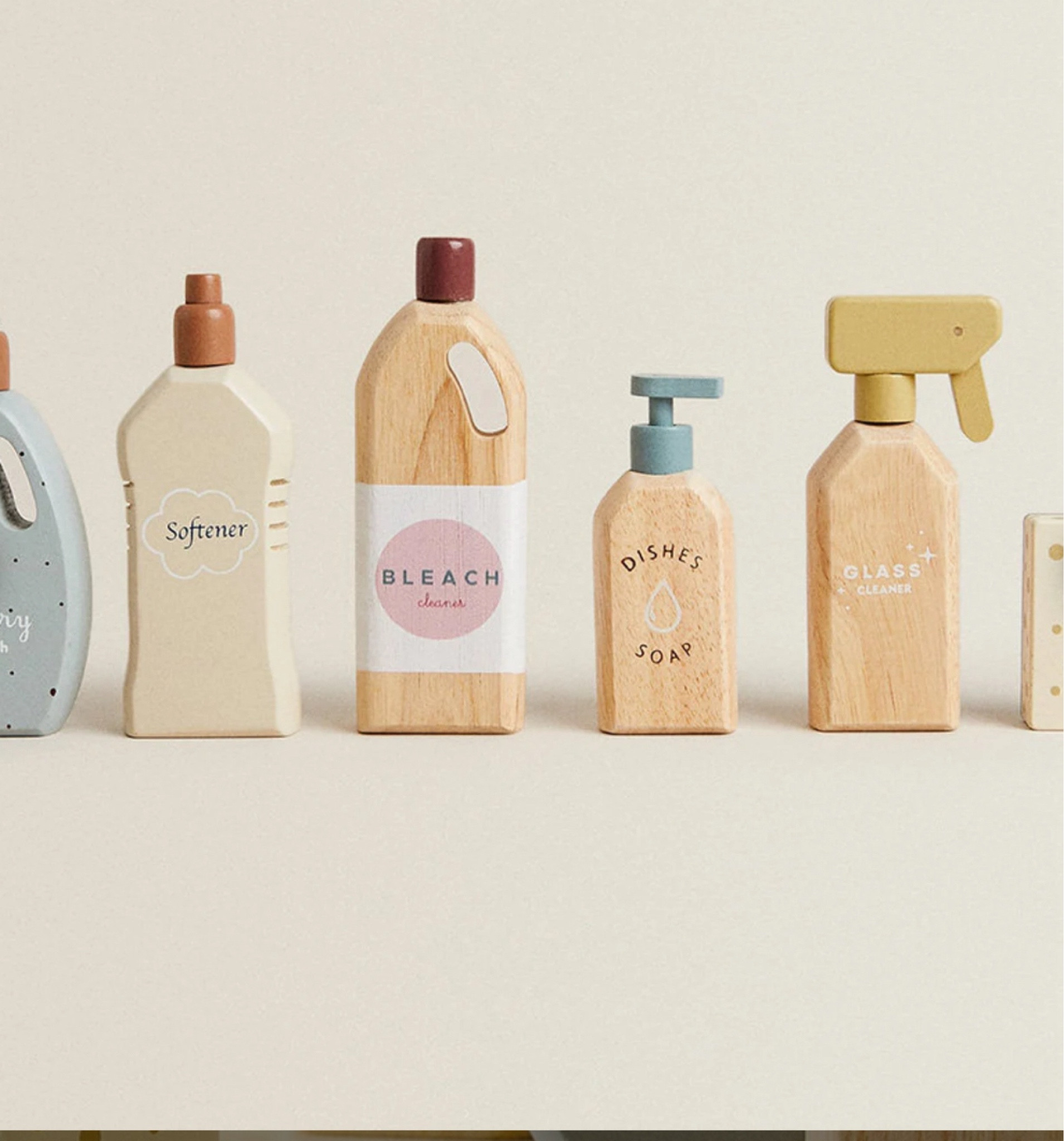 Wooden Cleaning Toys Kits, Children's Dishes Soap Bottle Toys, Wooden Washing Machine Laundry Props, Toddler Wood Toy Center, Gift For Kids

#LTKBaby #LTKKids #LTKHome