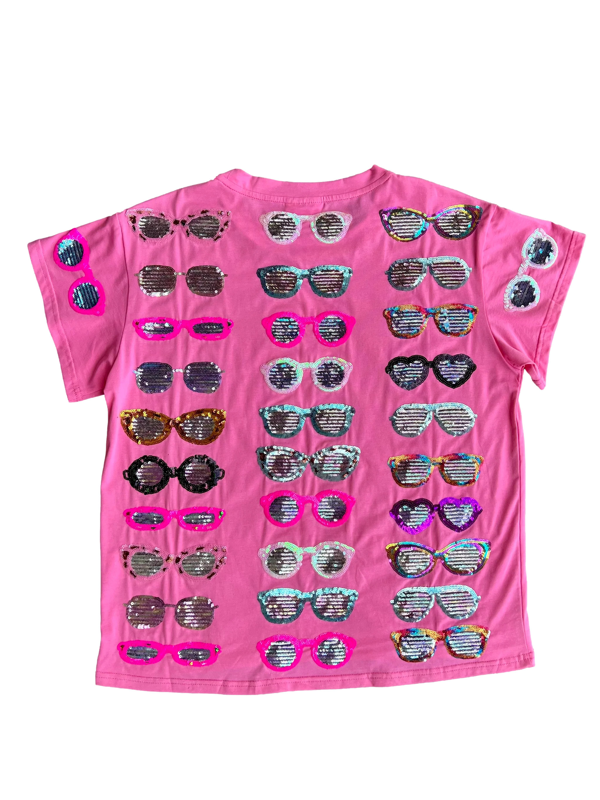 Pink Sunglasses Tee | Queen of Sparkles