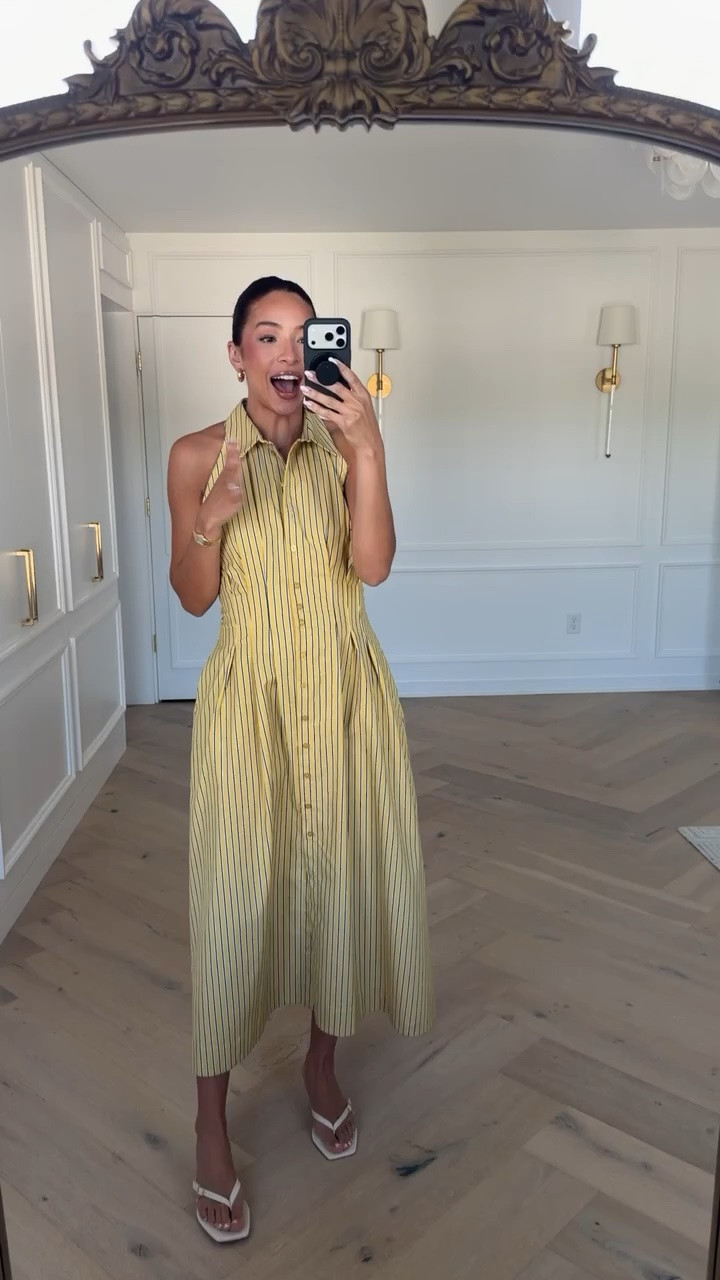 Use code NENA20 to save 20% off Anthropologie! The shape of this dress is so flattering! It’s elevated, sophisticated, plus it has pockets! Wearing size S midi shirt dress 

summer outfit, summer dress, shirt dress, casual outfit, lunch outfit, vacation outfit, mom outfit, postpartum outfit, graduation outfit, baby shower outfit

#LTKmomlife #LTKSaleAlert #LTKSeasonal