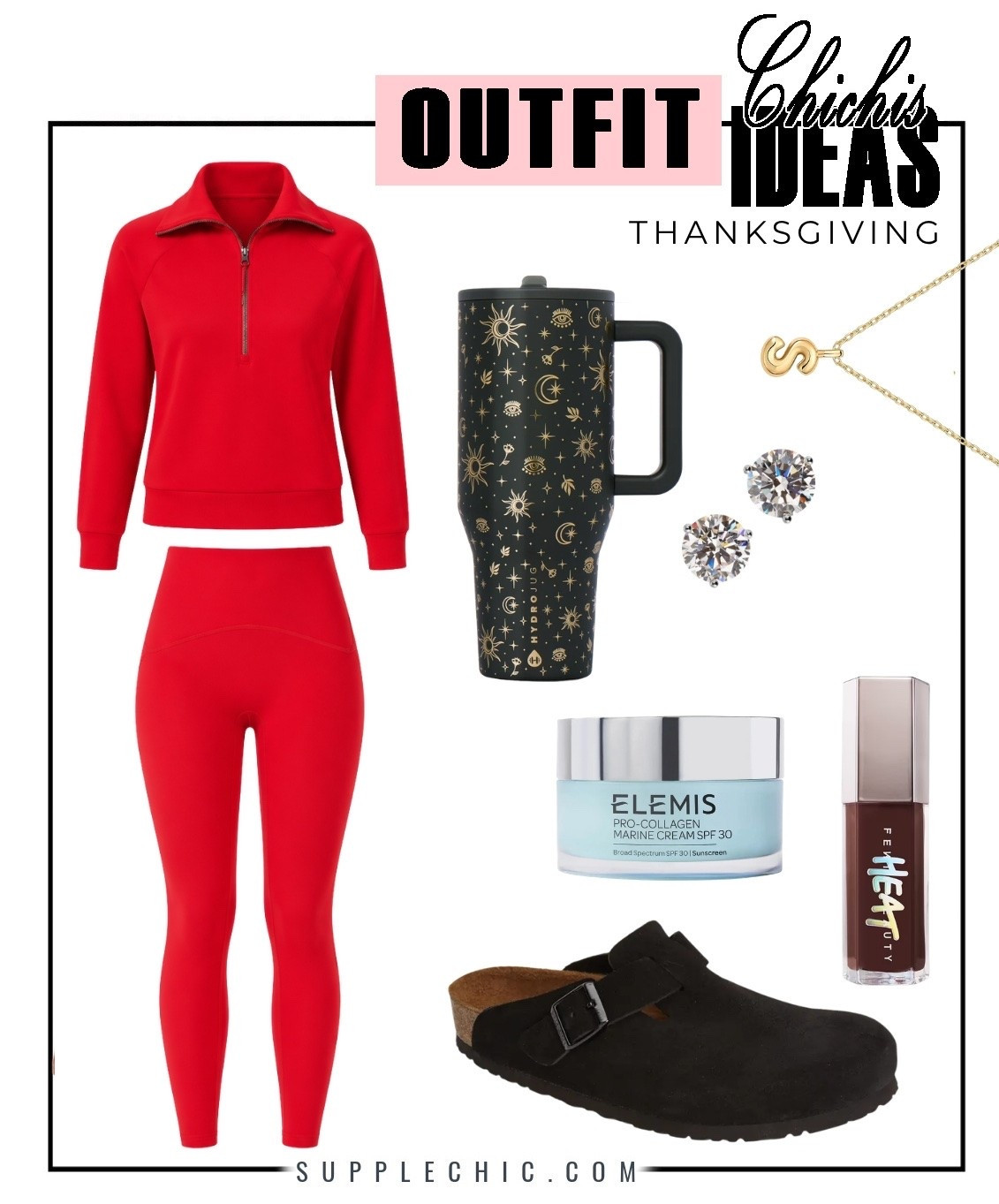 Finding an outfit that feels festive without feeling uncomfortable can be tricky. This cozy red matching set creates a polished look while keeping comfort a priority.  Thanksgiving outfit ideas, cozy fall outfit, matching set outfit, holiday outfit ideas, casual Thanksgiving look, fall fashion

#LTKootd #LTKSeasonal #LTKActive