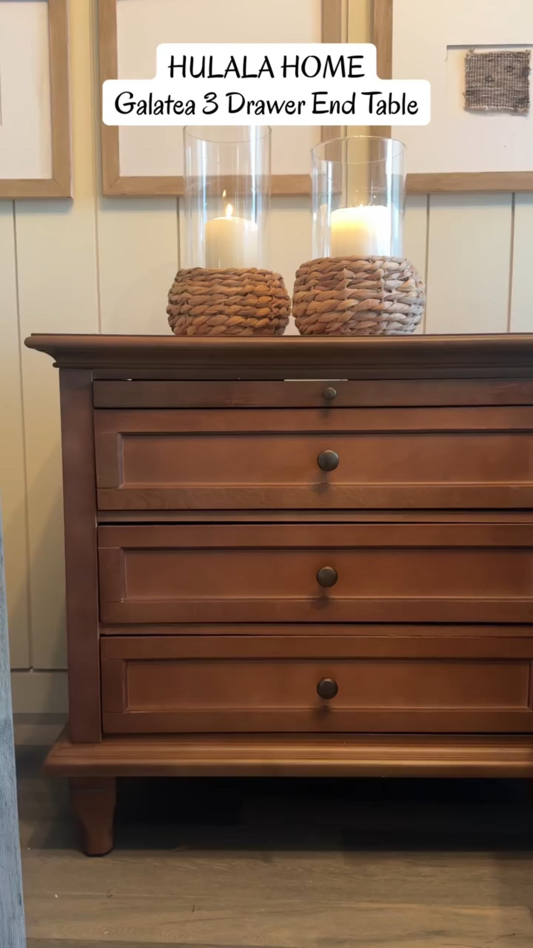 Received this beautiful 3 Drawer Galatea End Table  from @hulala_home it comes in other colors as well.  This is the color Acorn 

Love the quality and the functionality of it here’s a code if you want to grab one 

Use Code: SQS12 

COMMENT: DRESSER to get link to your inbox directly 

#hulalahome #dresser #cabinet #storage