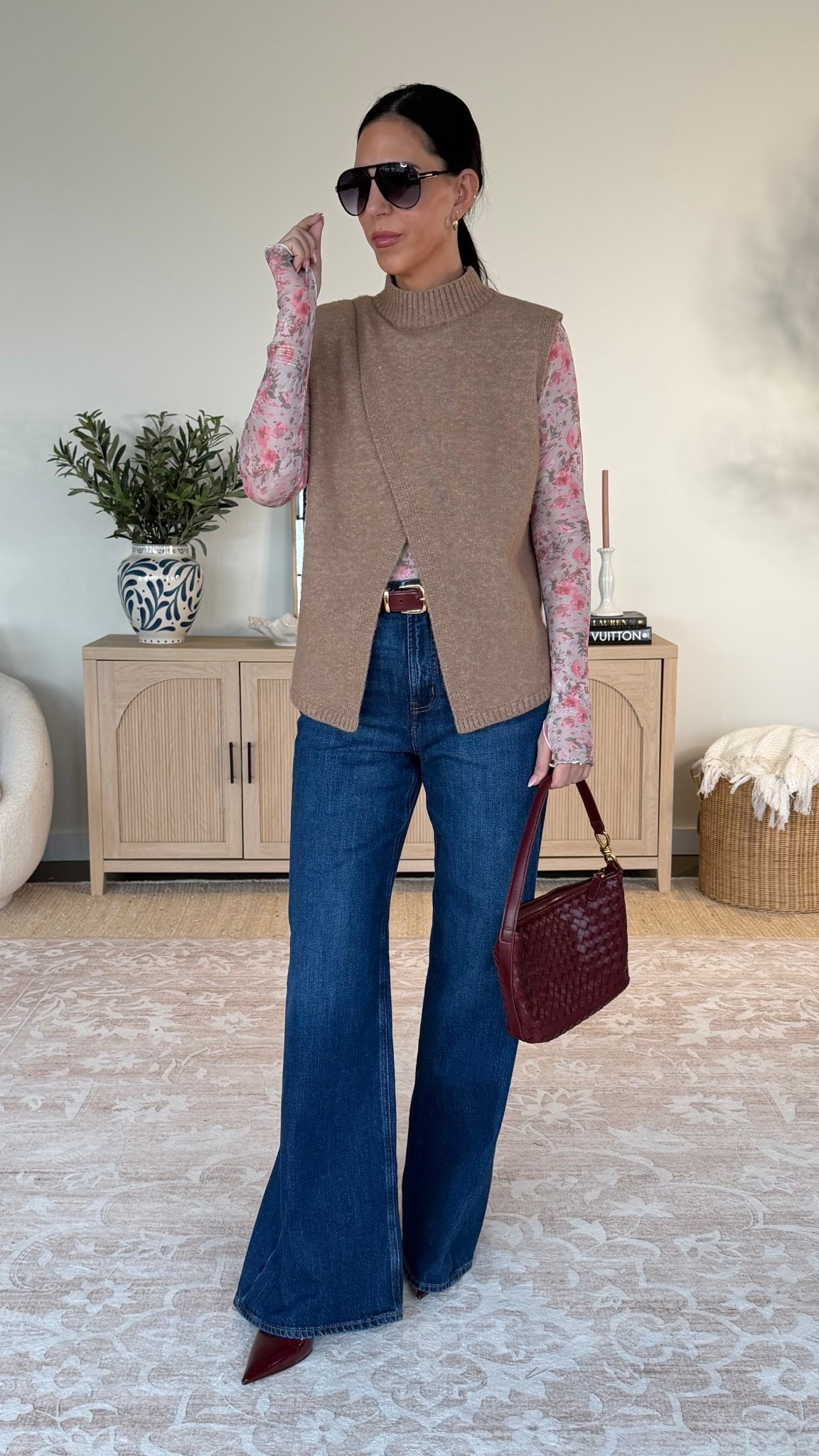 The perfect elevated yet comfortable and casual date night look 
Sweater- small 
Lace top- small 
Denim- size 2 

#LTKOver40 #LTKSaleAlert #LTKU