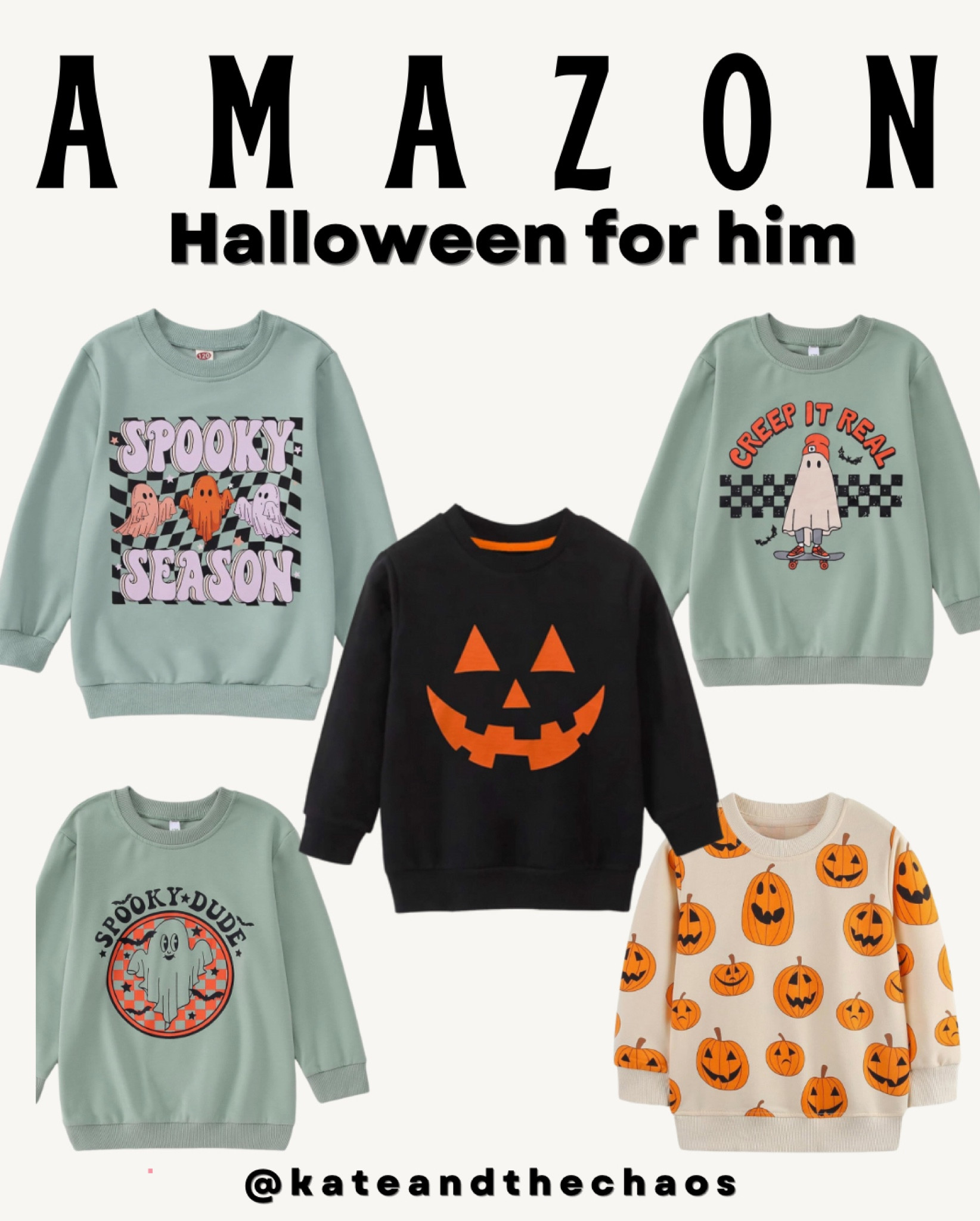 These sweatshirts are so cute for little boys / kids!!!! 

#halloween #amazonhalloween #halloweenforboys

#LTKxPrimeDay #LTKKids #LTKHalloween
