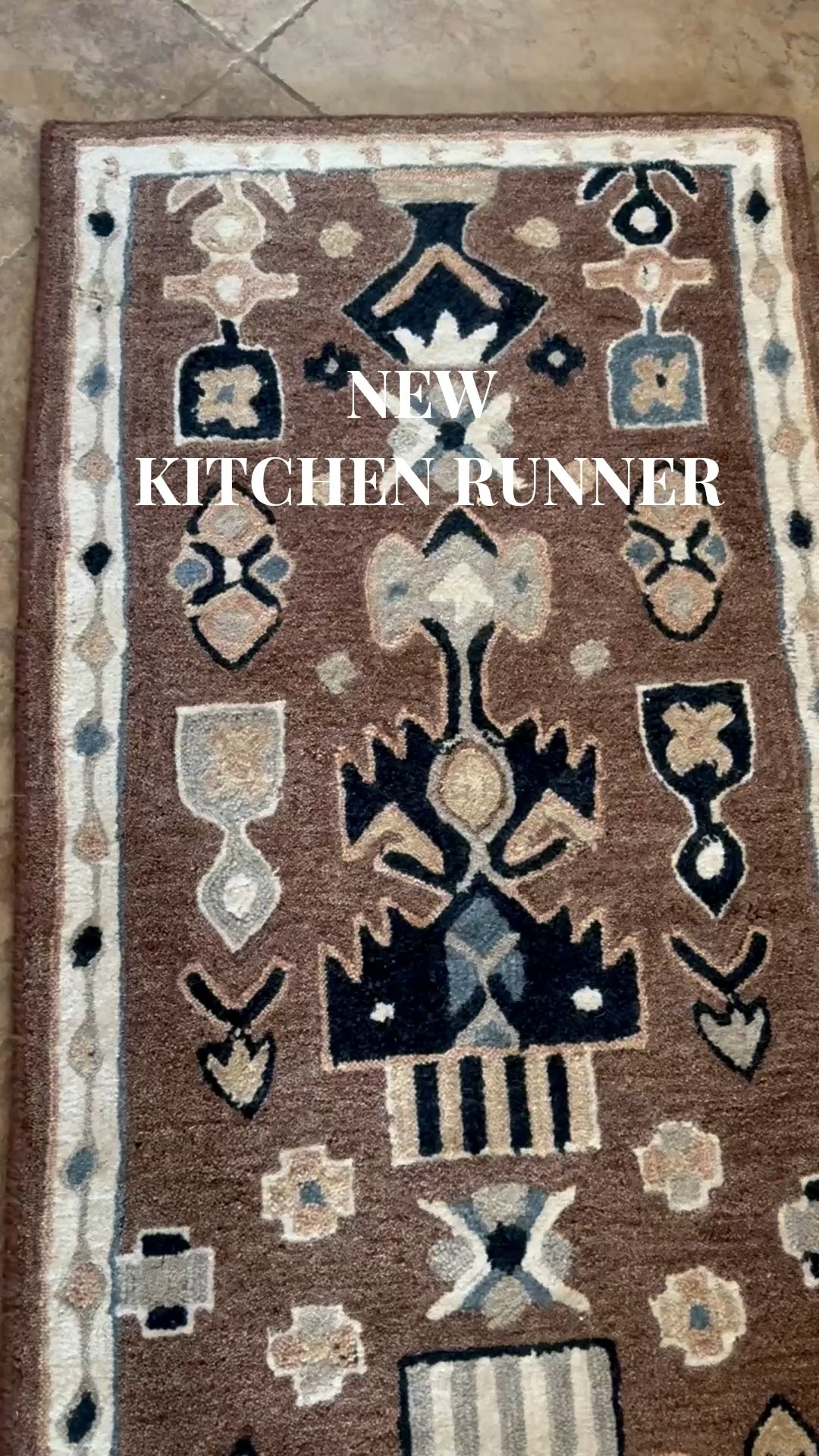 NEW!! 
The rug that changed my whole kitchen. I love this neutral pattern — it picks up all the warm & cool tones throughout my home and is perfect for a laundry room, kitchen, or hallway. Linked below! 🤎🤍🩶🖤

#LTKhome #LTKfindsunder100 #LTKstyletip #rughunting #kitchendecor #neutralhome #Target #TargetHome #RunnerRug ￼

#LTKHome #LTKSeasonal #LTKSaleAlert