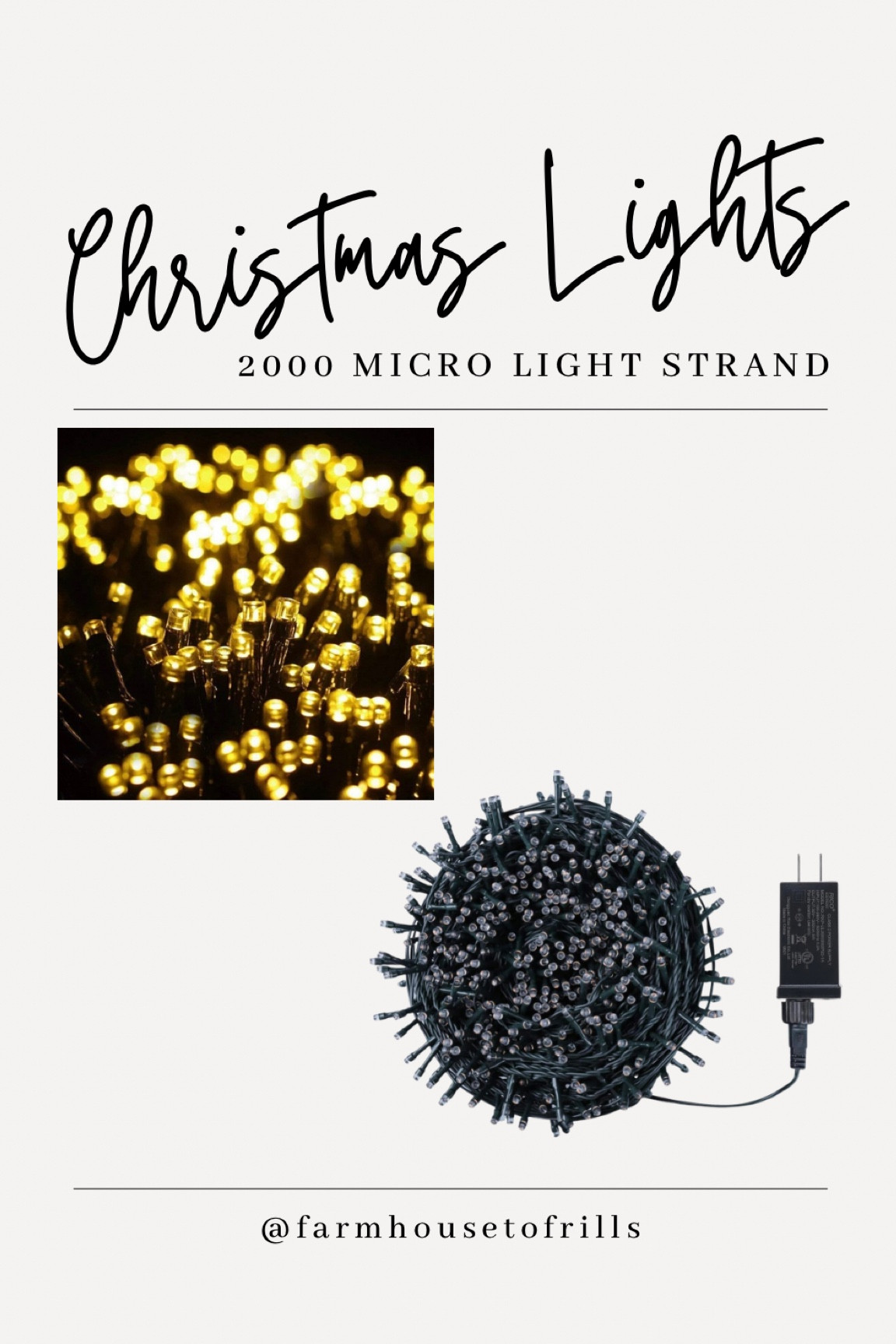 Found these micro bulb strands to add to my Christmas tree to get the “viral tree” look! #christmastree #christmas #christmasdecor #holidaydecor #holidayseason #christmasseason

#LTKHoliday #LTKSeasonal #LTKFindsUnder50