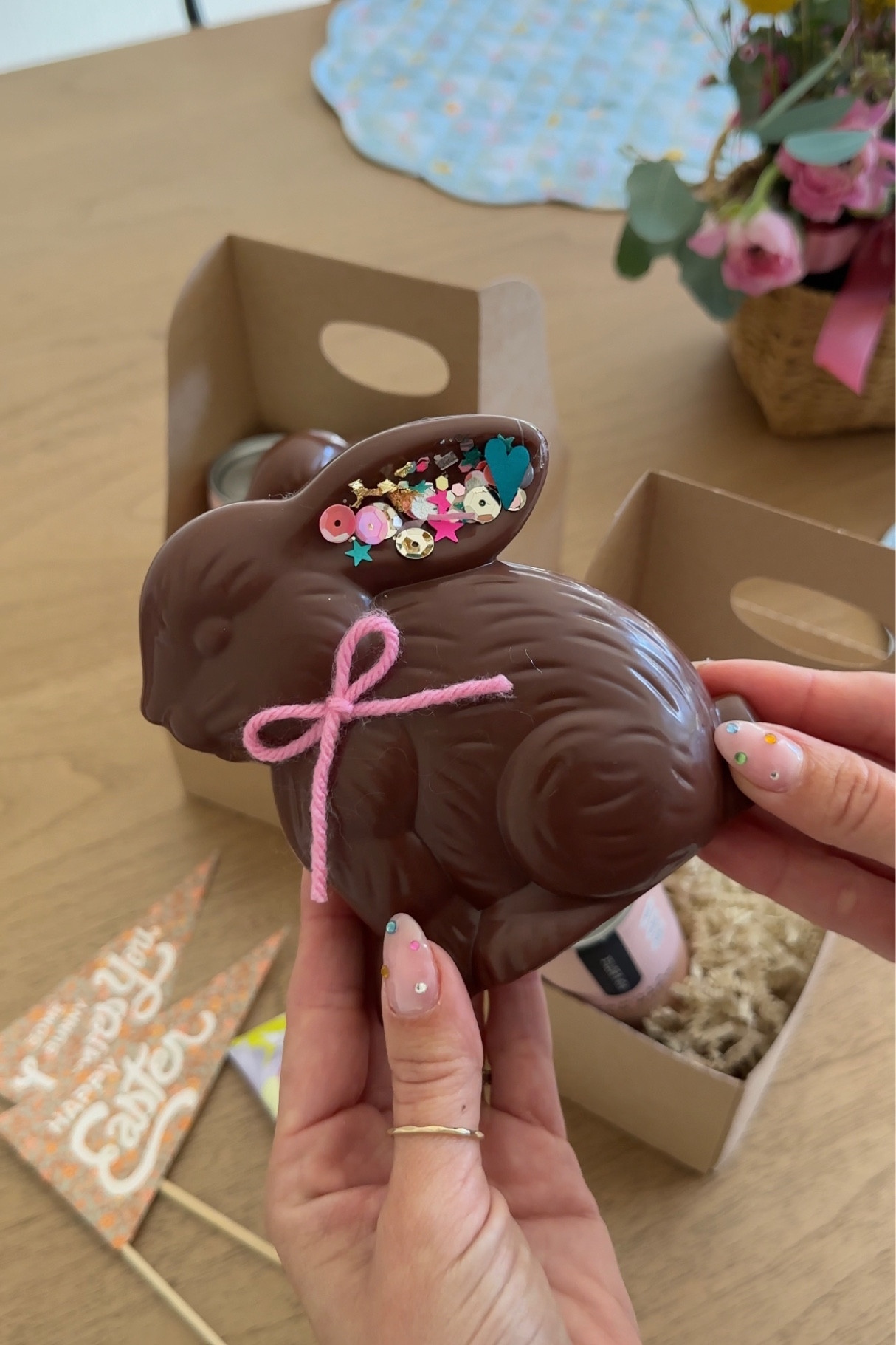 Plastic chocolate bunnies! Perfect and cute as an Easter gift 

#LTKfamily #LTKSeasonal #LTKparties