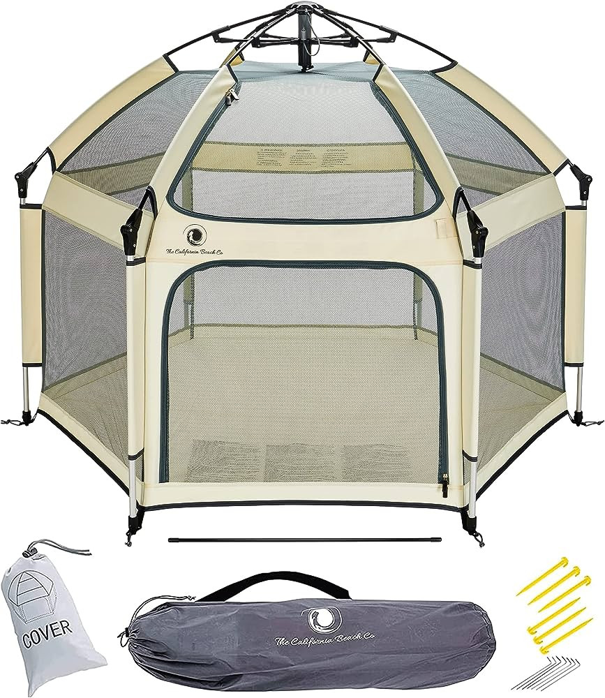 POP 'N GO Baby Playpen - Indoor & Outdoor Playpen for Babies and Toddlers - Baby Beach Tent, Fold... | Amazon (US)
