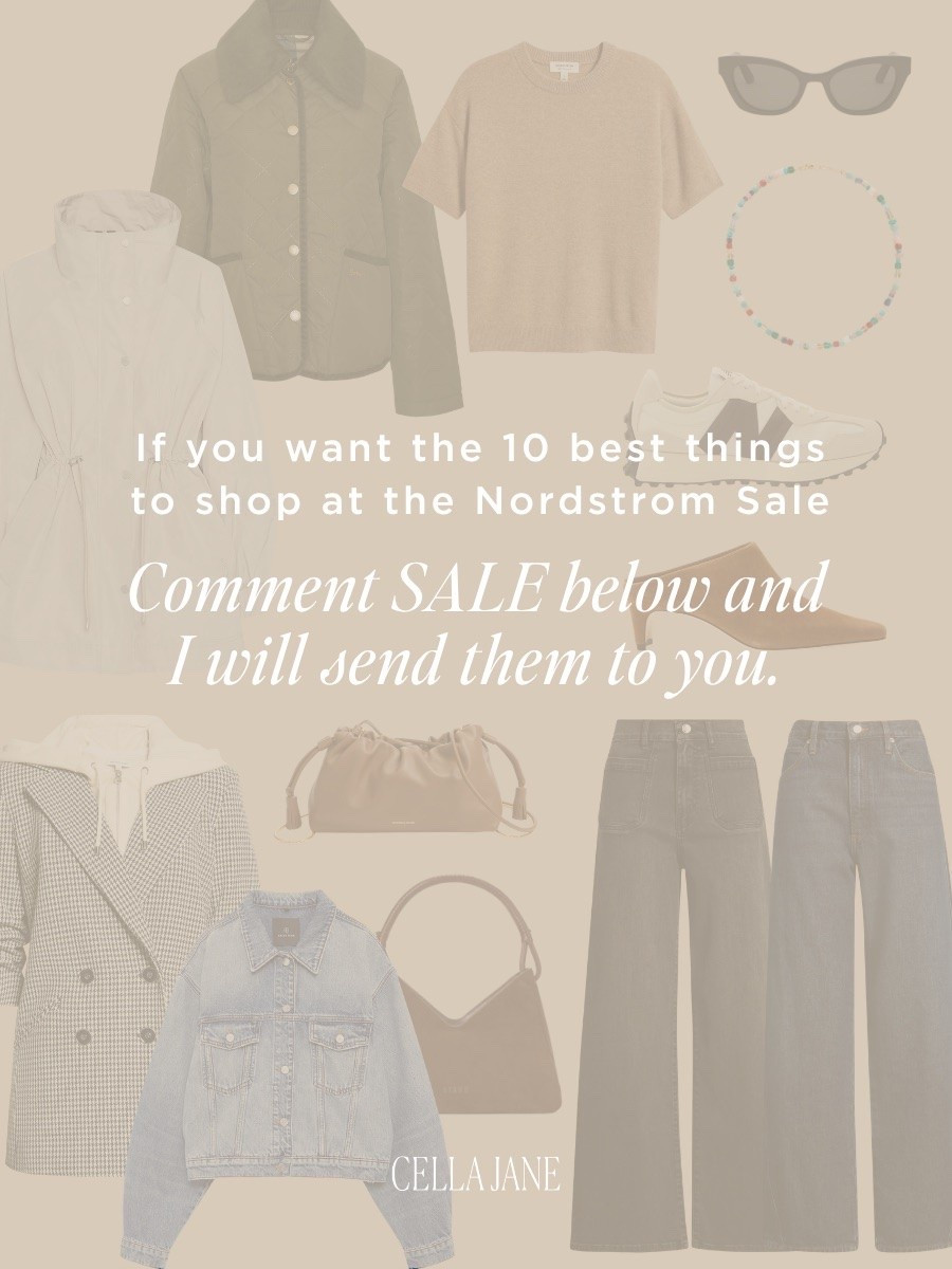 If you want the 10 best things to shop from the Nordstrom Sale I will send them to you!

#LTKsale