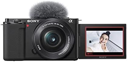 Sony Alpha ZV-E10 - APS-C Interchangeable Lens Mirrorless Vlog Camera Kit - Black | Amazon (US)