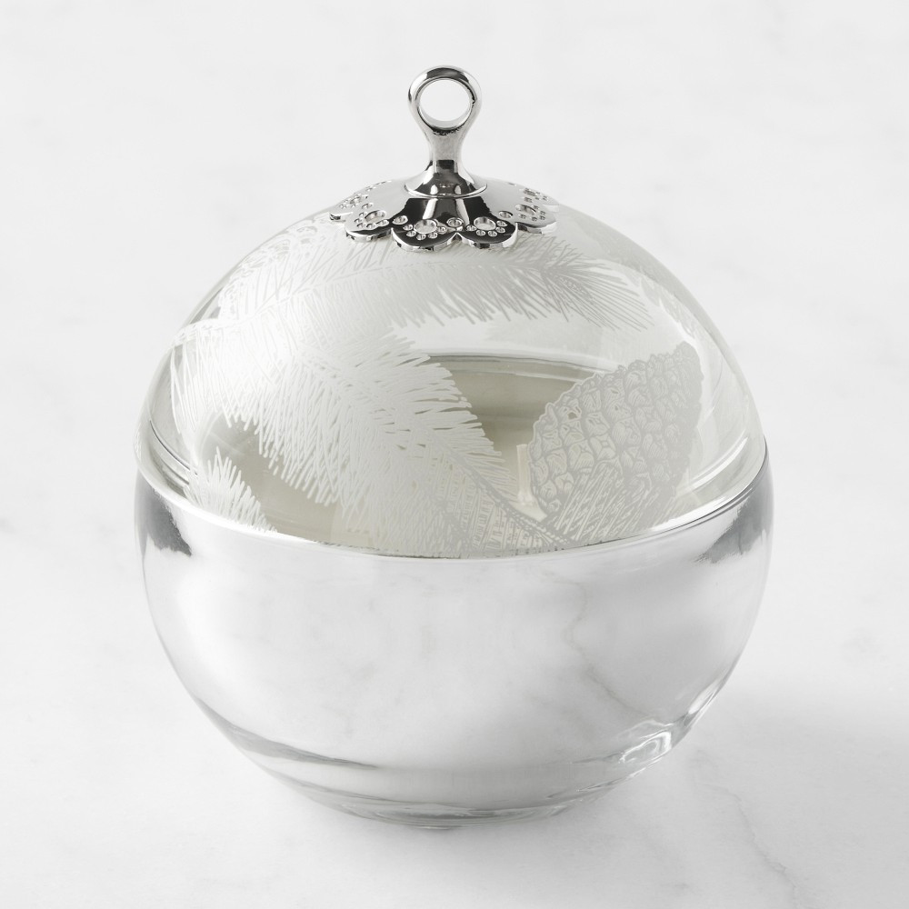 Williams Sonoma Winter Forest Ornament Candle | Williams-Sonoma