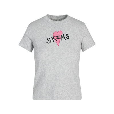 SKIMS T-Shirt | Grey | Large | Worn In Jersey | SKIMS (US)