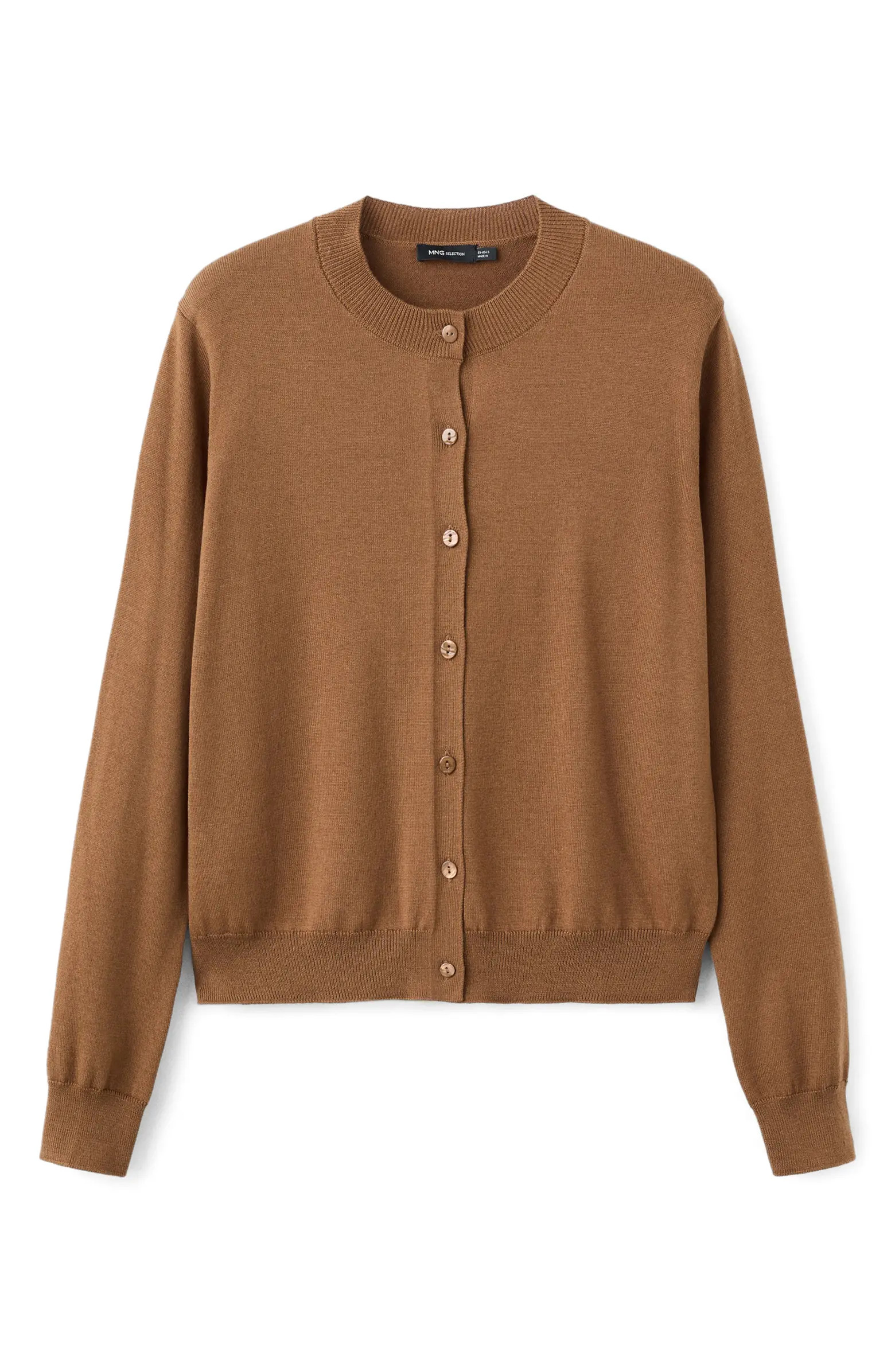 MANGO Wool & Cotton Cardigan | Nordstrom | Nordstrom
