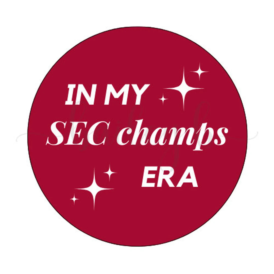 Alabama SEC Champs Gameday Button in My Era Button Alabama Button College Gameday Button - Etsy | Etsy (US)