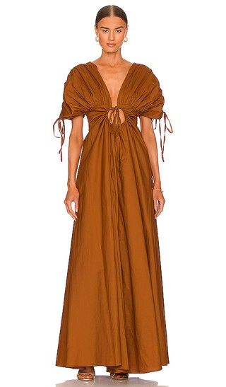 Xena Dress in Burnt Apricot | Revolve Clothing (Global)