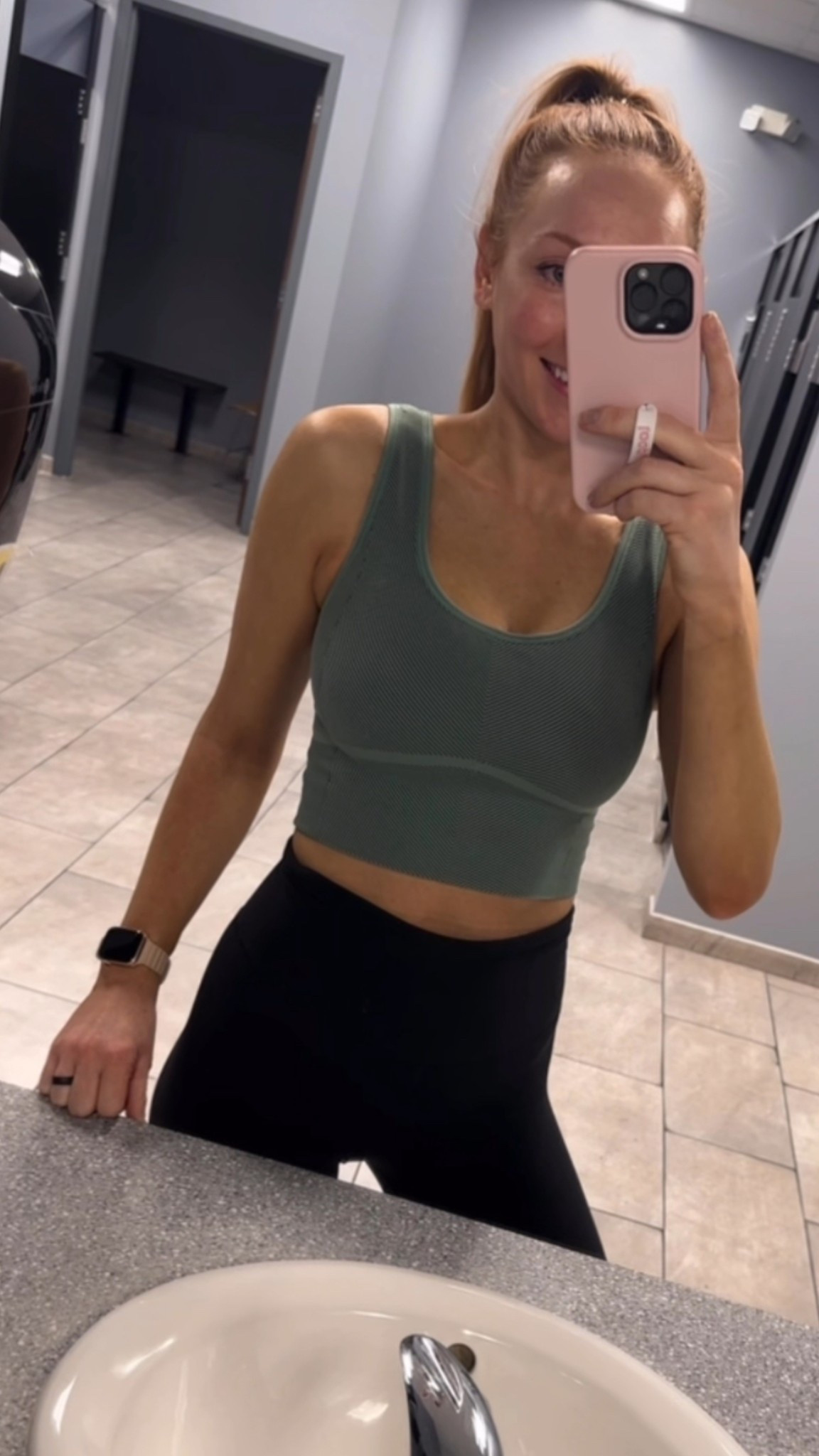 Target tank - small TTS
Athleta leggings - small TTS