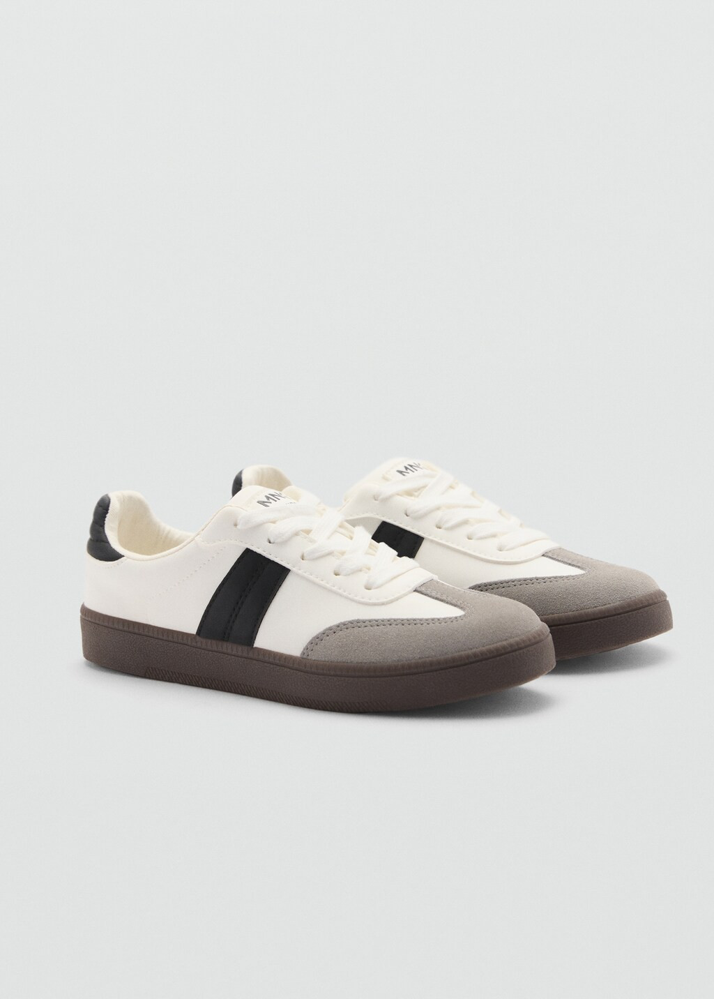 Leather mixed sneakers - Kids | MANGO USA | MANGO (US)