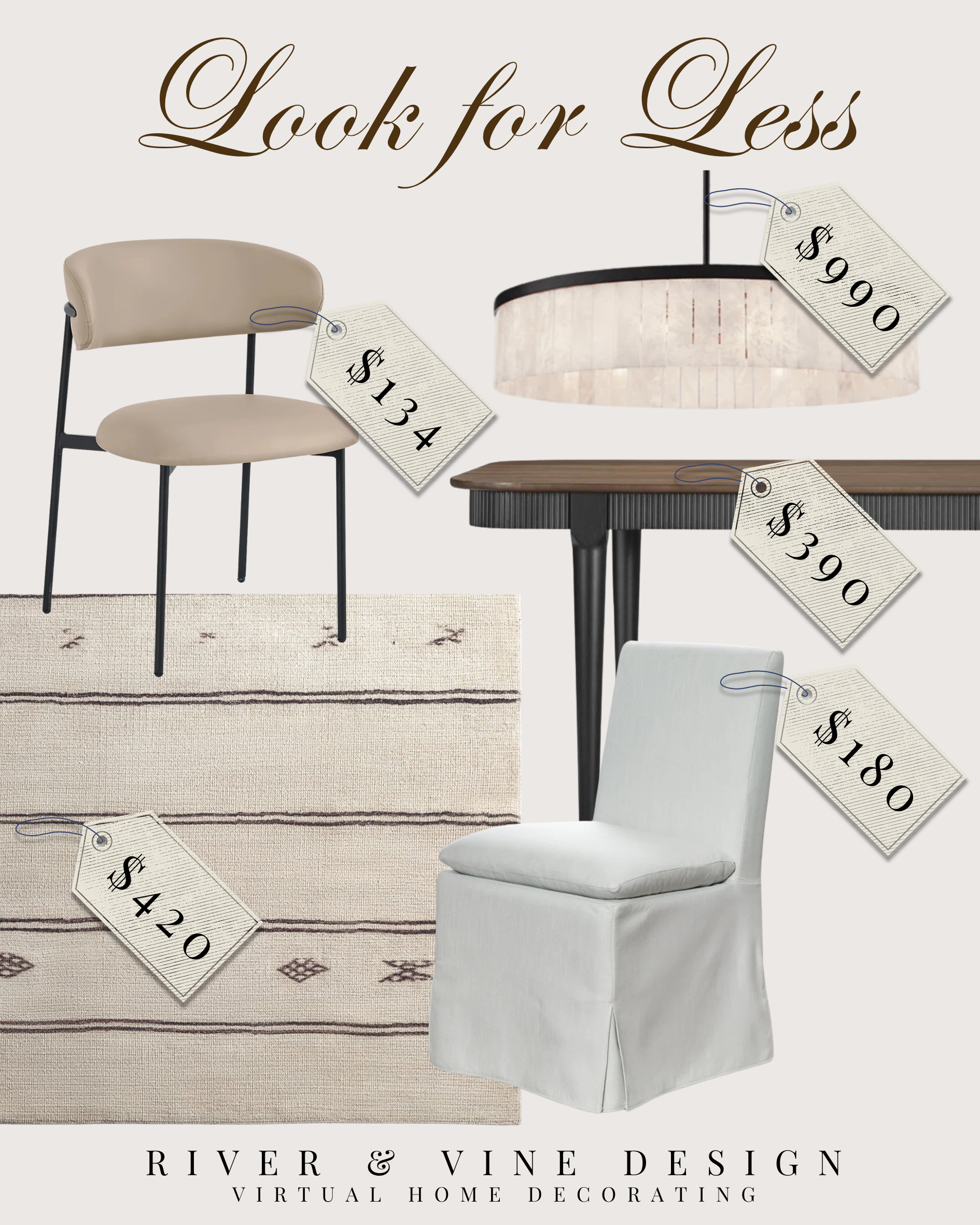 The best rooms aren't built all at once—they're layered over time with pieces that look far more expensive than they are. ✨ These are the affordable dining finds I'm loving right now, from the sculptural chandelier to the slipcovered host chair that instantly elevates the entire space.

If you're refreshing your dining room, focus on the investment-look pieces first: statement lighting, comfortable seating, and a timeless rug that grounds the room. The result feels custom, collected, and designer-approved without the designer price tag.

Save these finds before they sell out. 🤍

#DiningRoomDecor #DiningRoomInspo #AmazonHome #AffordableDecor #DesignerOnABudget #DiningRoomDesign #HomeDecorFinds #NeutralHome #ModernTraditional #DiningRoomIdeas #LTKHome #LTKStyle #InteriorDesign #SaleAlert

Disclosure: I may earn a small commission from purchases made through my links, at no additional cost to you. 

 #LTKHome