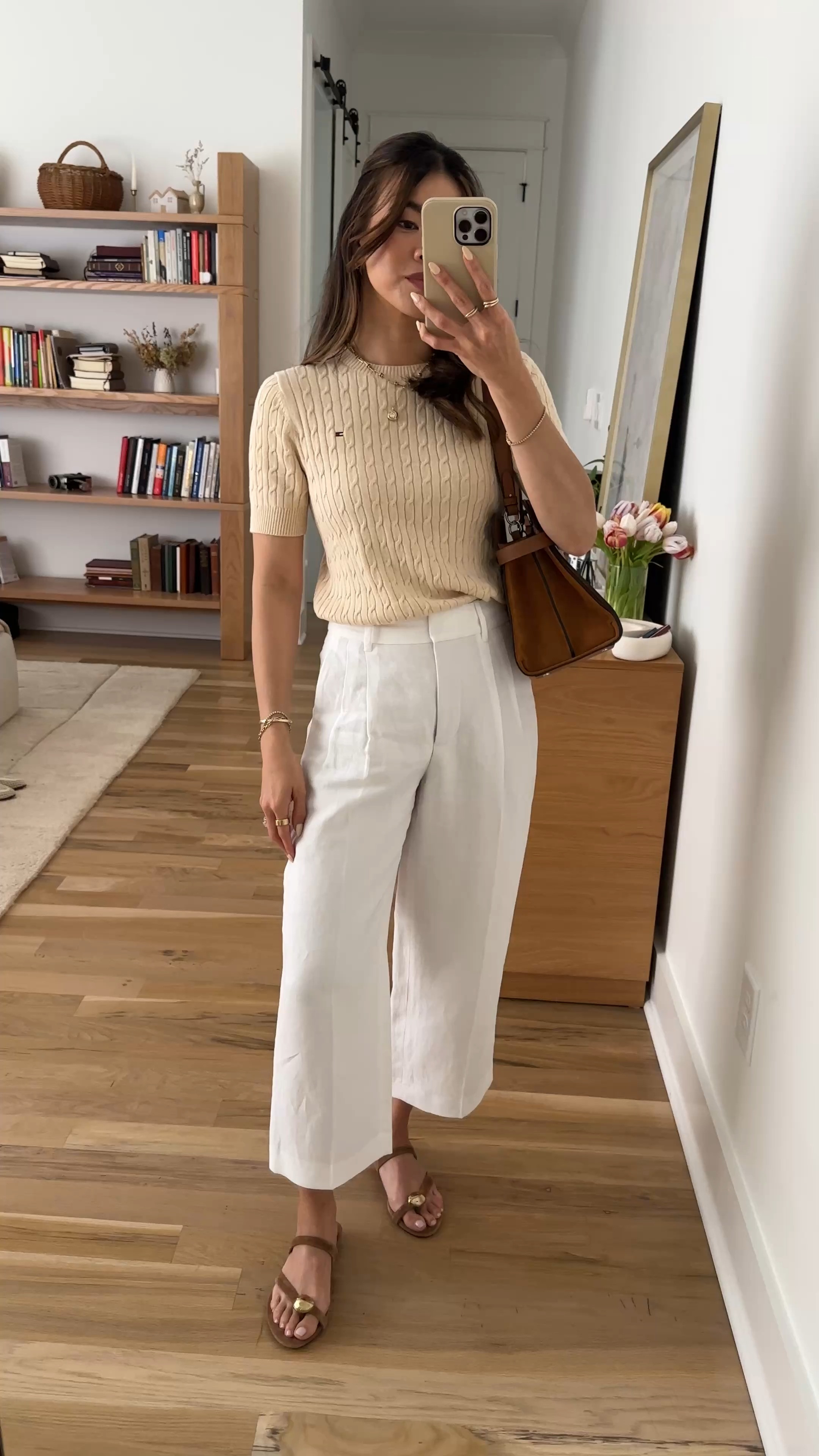 Sizing info:
•Top size XS
•Pants size 0 short 

petite fashion, get dressed with me, outfit inspiration, ootd, nashville outfit, Nashville influencer, petite style, vacation style, casual outfits, mom style, petite pants, spring outfits, spring outfit info, spring pants, spring outfit idea, spring top, spring bag, spring sweater, spring shoes, 
 
@Aritzia 
 

#LTKPetite #LTKootd #LTKSeasonal