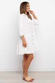 Taffu Dress - White | Petal & Pup (US)