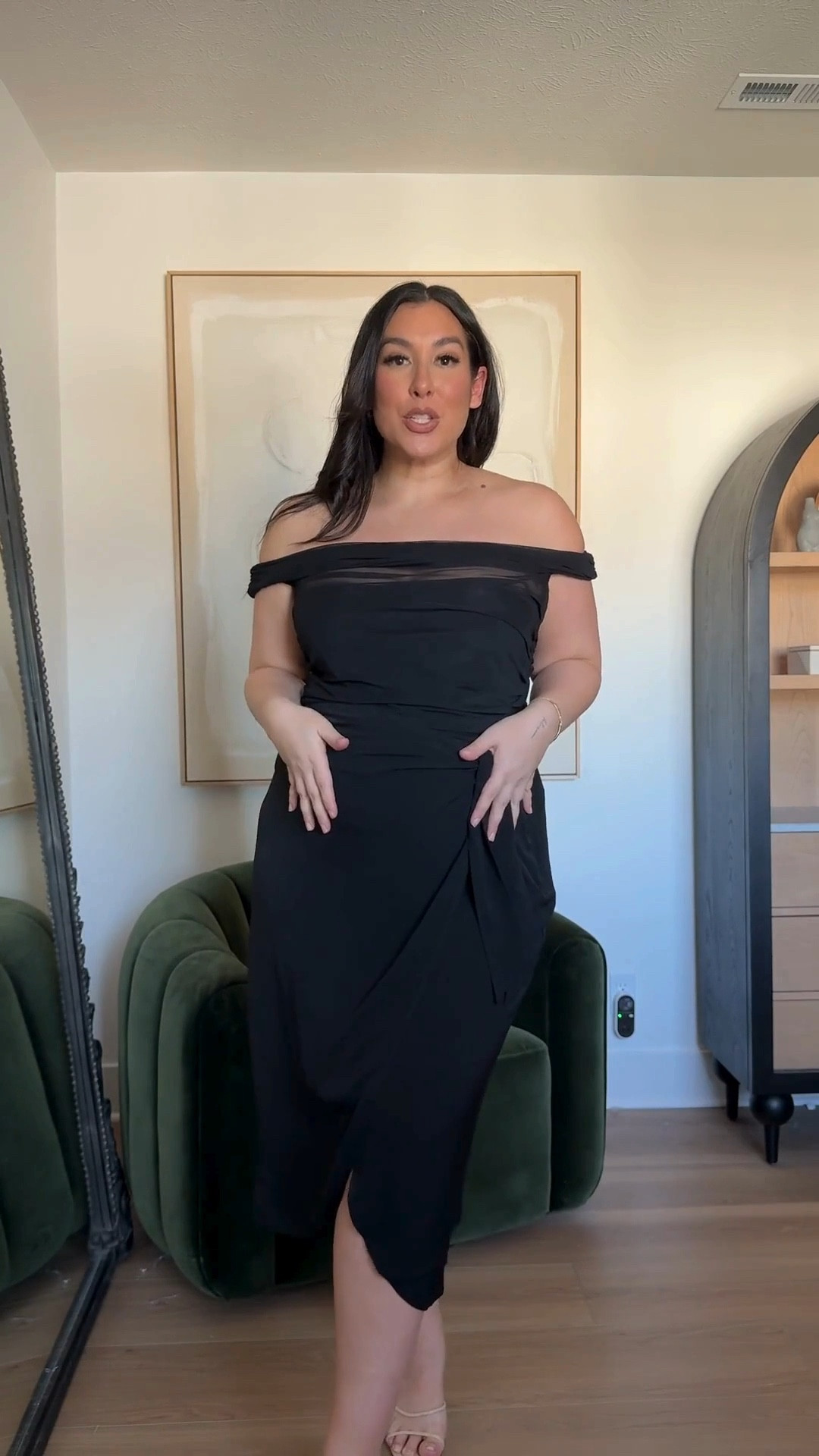 This @Express  off the shoulder bodysuit paired with this tie waist skirt is 🙌🏻👏🏻👌🏻 Love the length of the skirt! 
-
-
-
Spring midsize @Express haul 🤍
Express haul, Midsize haul, Spring Haul, Dress, OOTD, Express Midsize, Curvy haul, Jeans, Tops, Clothes, Easter 


#LTKMidsize #LTKSeasonal #LTKootd