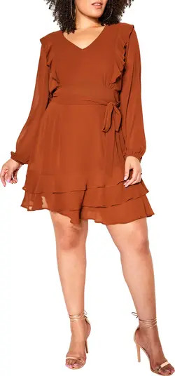 Pretty Ruffle Long Sleeve Dress | Nordstrom