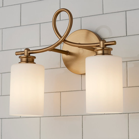 Looped Arm Vanity Light - 2 Light | Shades of Light