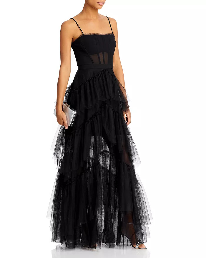 BCBGMAXAZRIA Tulle Corset Essential Gown Women - Bloomingdale's | Bloomingdale's (US)