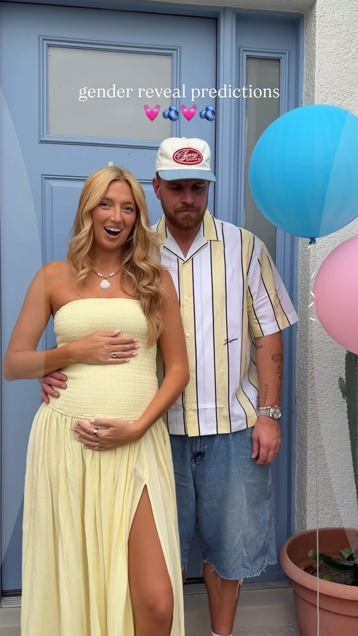 Gender reveal party dress 💓🫐