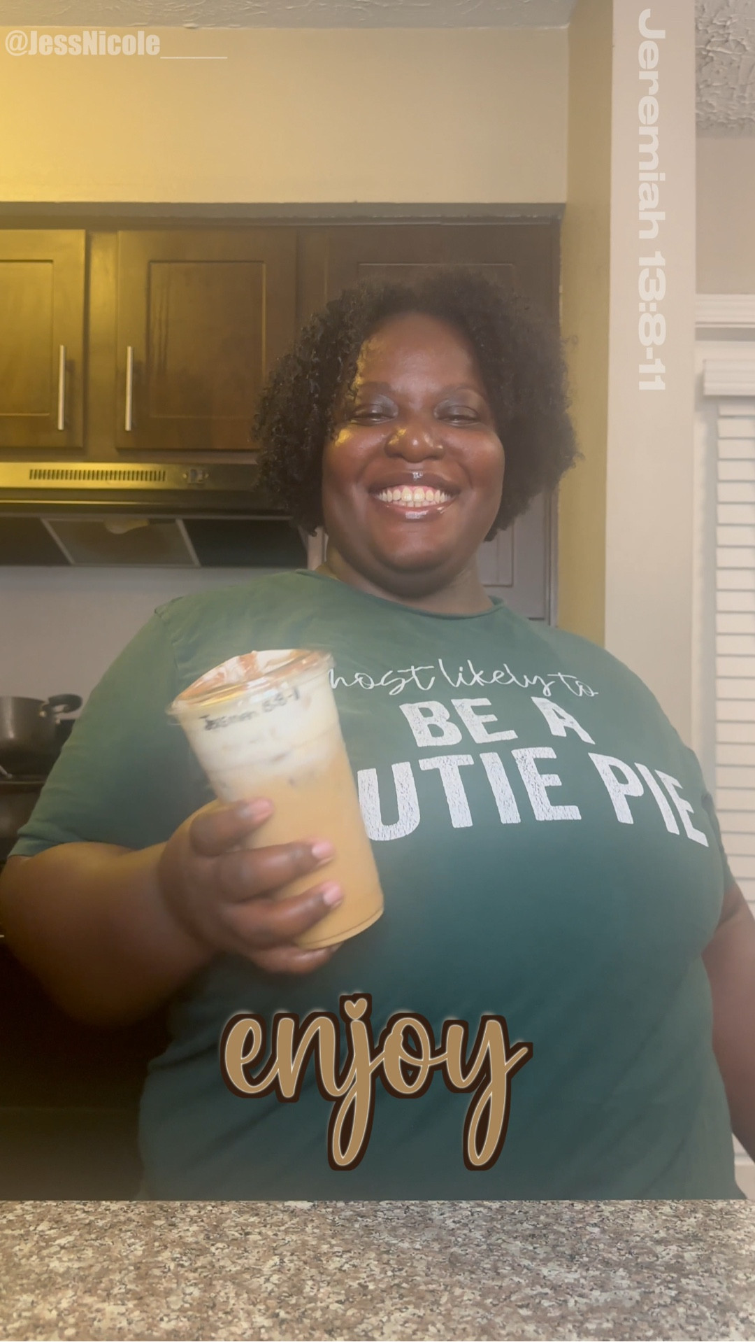 Tiramisu Iced Latte  🤎✨ | Easy At Home Recipe

Tiramisu but make it an iced latte dream 🤎✨! This one is creamy, sweet, and has that perfect balance of coffee + dessert vibes. Honestly… this might be my favorite recipe yet!

Would you order this at a coffee shop? 👇
OR should I make this into a Frappuccino version next? 🍨

☕️ Recipe:
	•	3 Pumps Torani Almond Syrup
	•	2 Pumps Torani Vanilla Bean Syrup
	•	1 tbsp Nescafé Espresso Concentrate
	•	Ice 🧊 + Milk 🥛

Mascarpone Sweet Cream:
	•	3 tbsp HWC
	•	2 tbsp 2% Milk
	•	½ tbsp Mascarpone
	•	(Optional) 2 pumps Vanilla Bean Syrup
	•	Cocoa Powder Garnish 🍫

✨ Perfect for brand collabs with Torani, Nescafé, or even mascarpone brands 👀

👉 Follow for more mocktails, foodie finds, and lifestyle vibes:
@JessNicole____ on IG, TikTok, and YouTube

#jessnicole #jessnicole____ #dontbestingy

#TiramisuLatte #IcedLatteRecipe #CoffeeTok #FoodieDrinks #AtHomeBarista #MocktailsWithJessNicole #LatteLove #CoffeeTime☕ #ToraniSyrup #NescafeRecipes #TikTokDrinks #DrinkTok

#LTKHome
