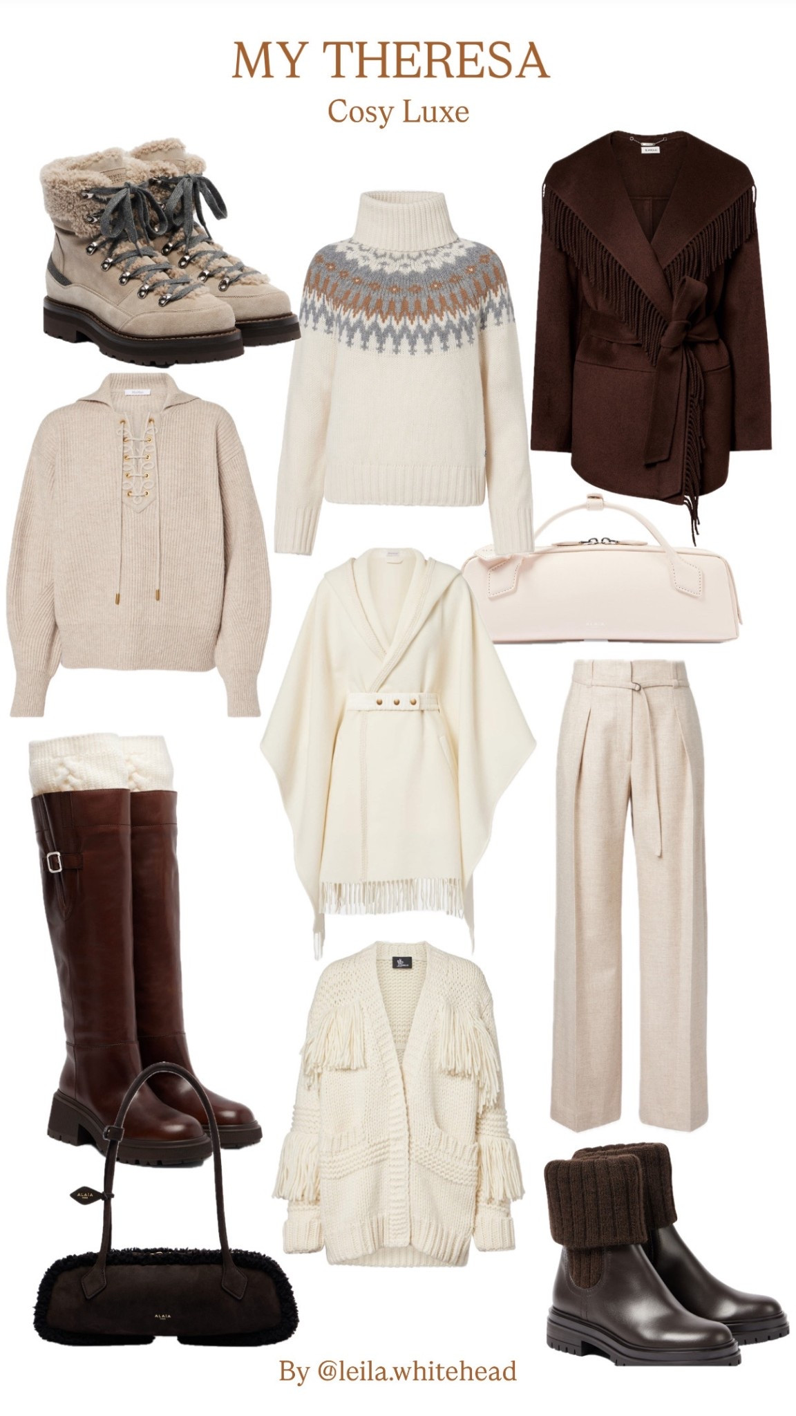 Cosy luxe pieces in neutral tones which can easily be styled together and worn throughout the winter months.

Lots of pieces are perfect if you are heading away on a ski trip too!

@mytheresa #mytheresa

#LTKwinter #LTKluxury #LTKuk