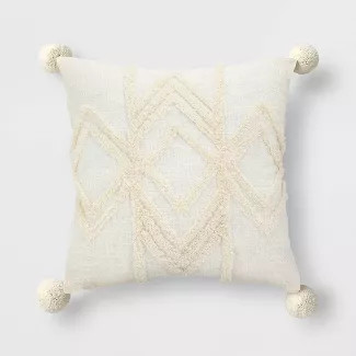 High Low Throw Pillow Cream - Opalhouse™ | Target