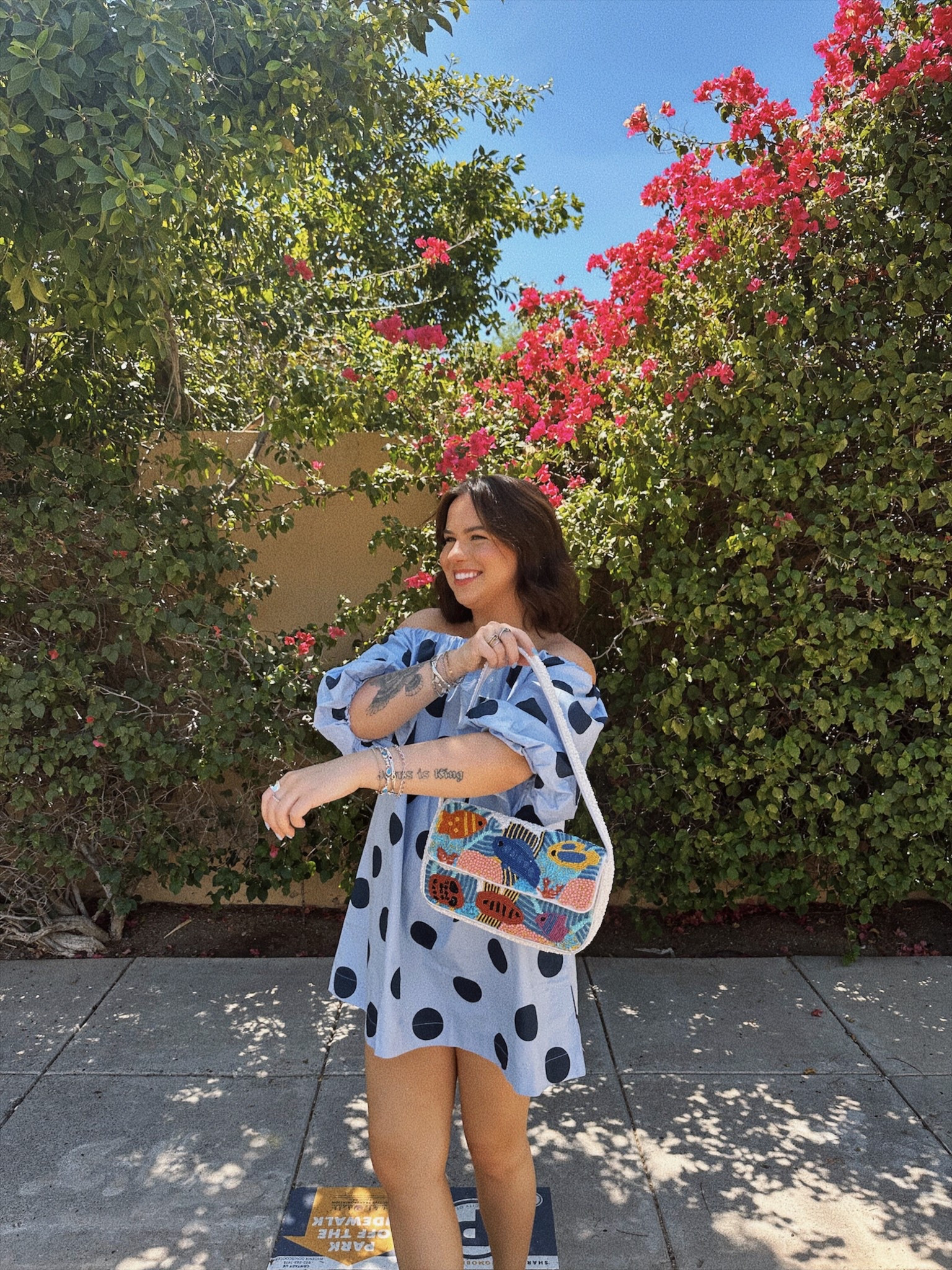 Polka dots FOREVER 
-linked a bunch of beaded bag options!!! 

#polkadot #beadedbag

#LTKFindsUnder50