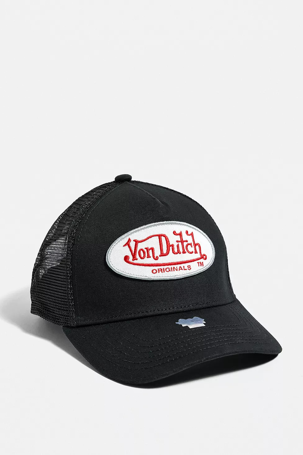 Von Dutch Black Boston Trucker Hat | Urban Outfitters (EU)