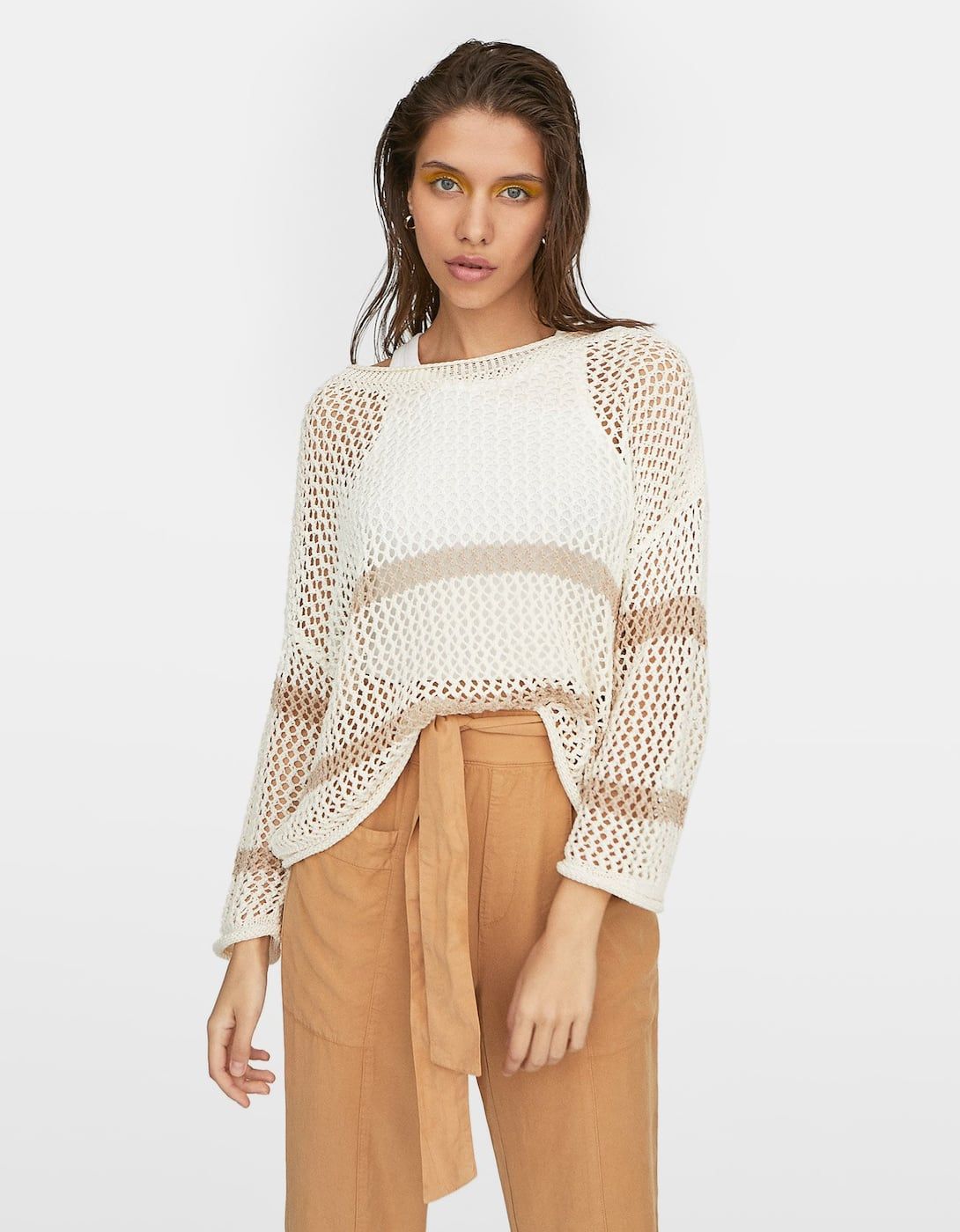 Crochet sweater | Stradivarius (UK)