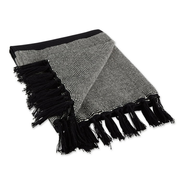 Black Urban Cityscape Border Throw | Walmart (US)