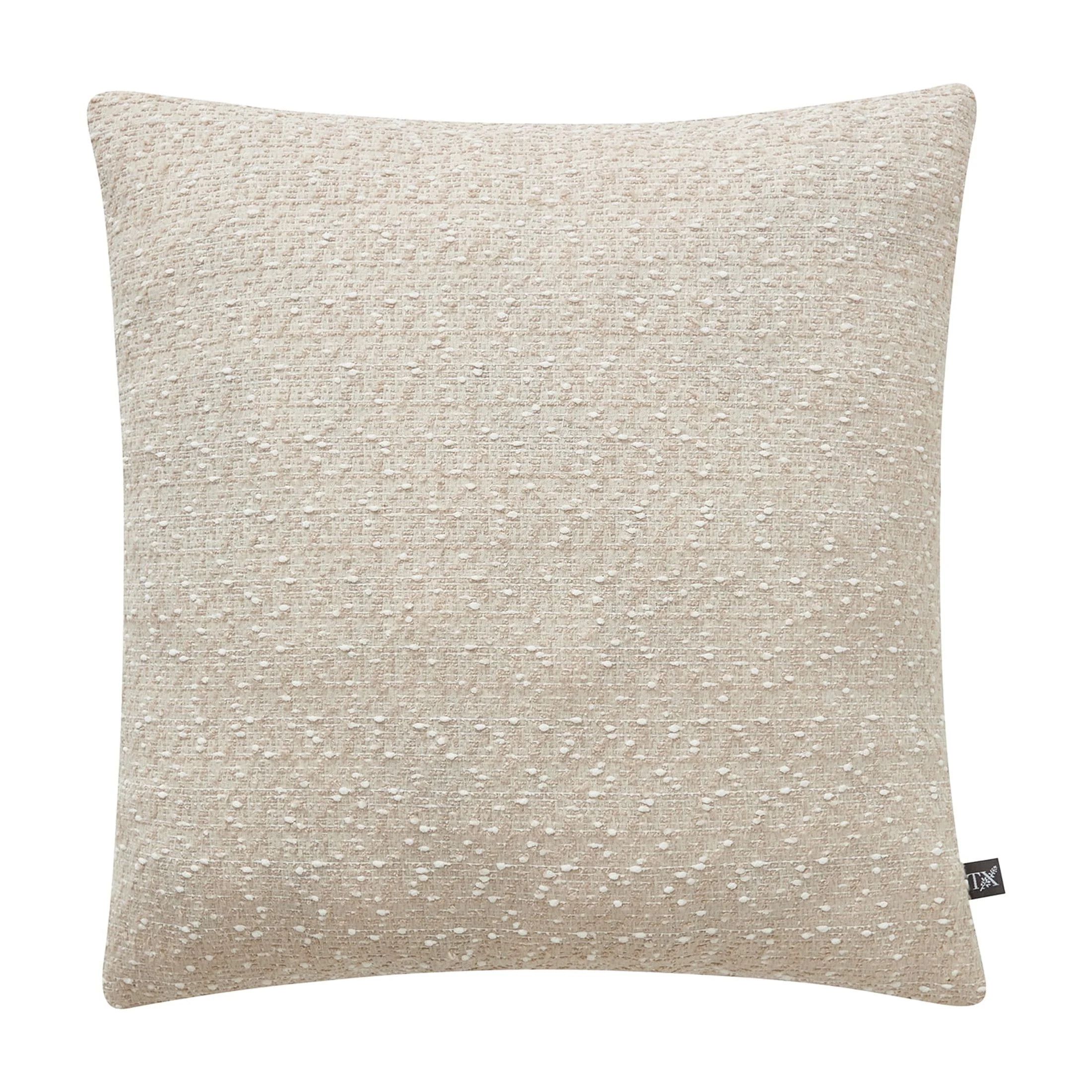 My Texas House 20" x 20" Woven Boucle Ivory Decorative Pillow | Walmart (US)