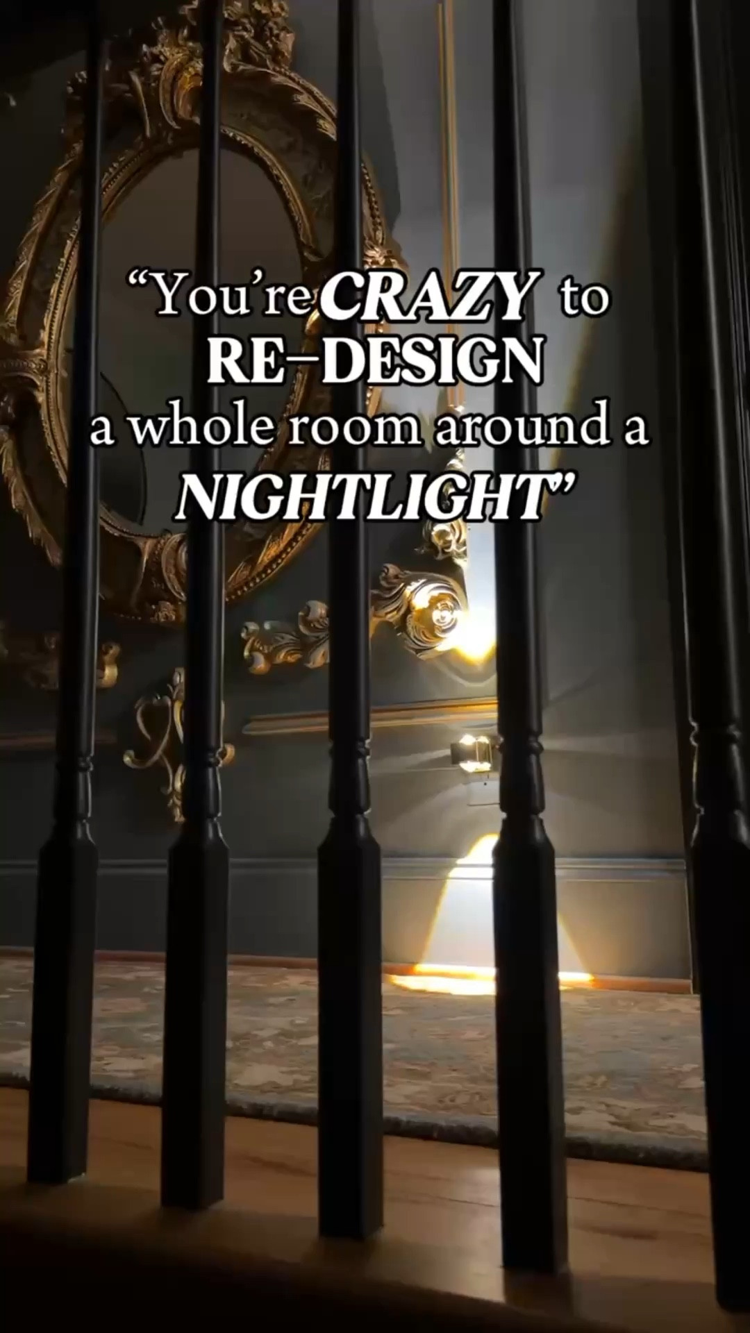 A nightlight so gorgeous and dramatic it becomes the starting point for the entire room. Glowing, elevated, and full of character, it sets the tone and lets everything else fall into place around it. ✨ 

#StatementLighting #Nightlight #DramaticDecor #TimelessInteriors #MoodyLighting #HomeDecor #DesignDetails #callsigndesign