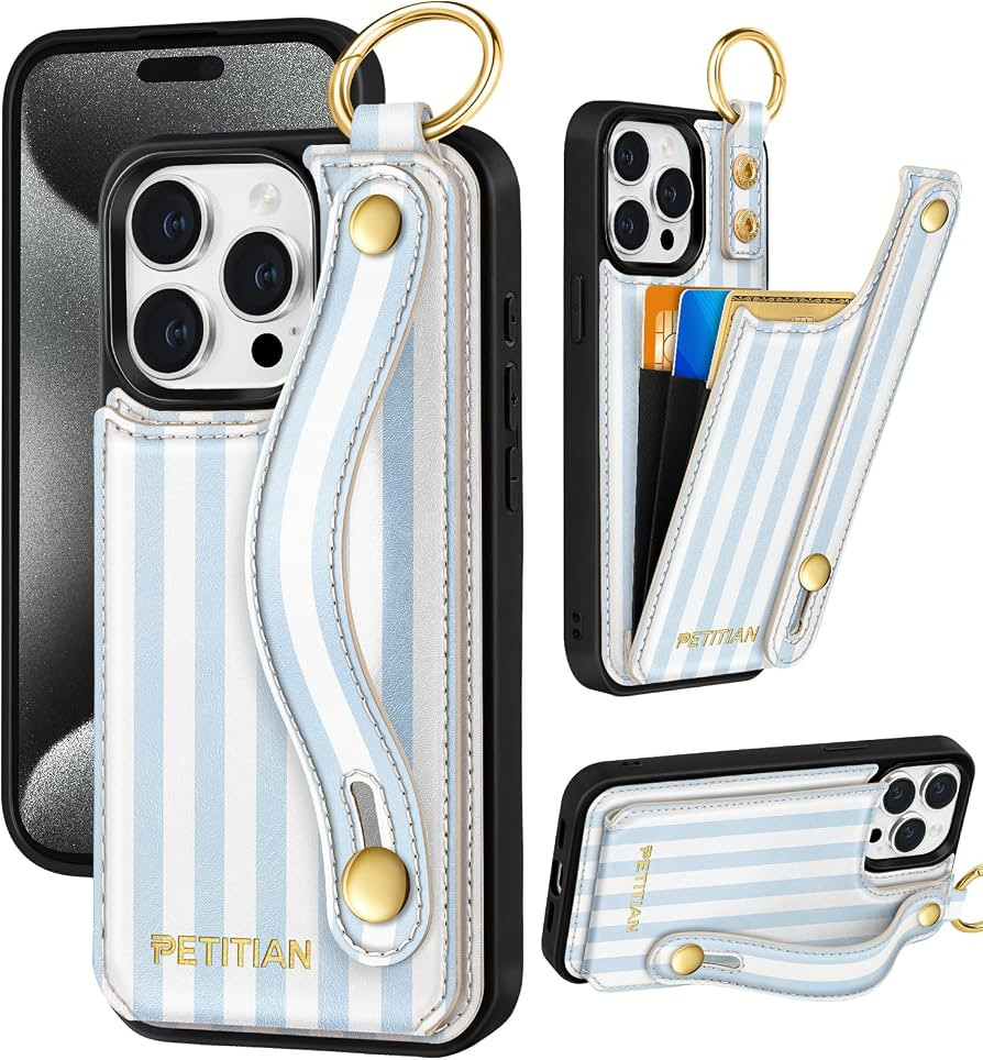 Amazon.com: Petitian for iPhone 16 Wallet Case - Women Girls Cute Girly Aesthetic Unique Design L... | Amazon (US)