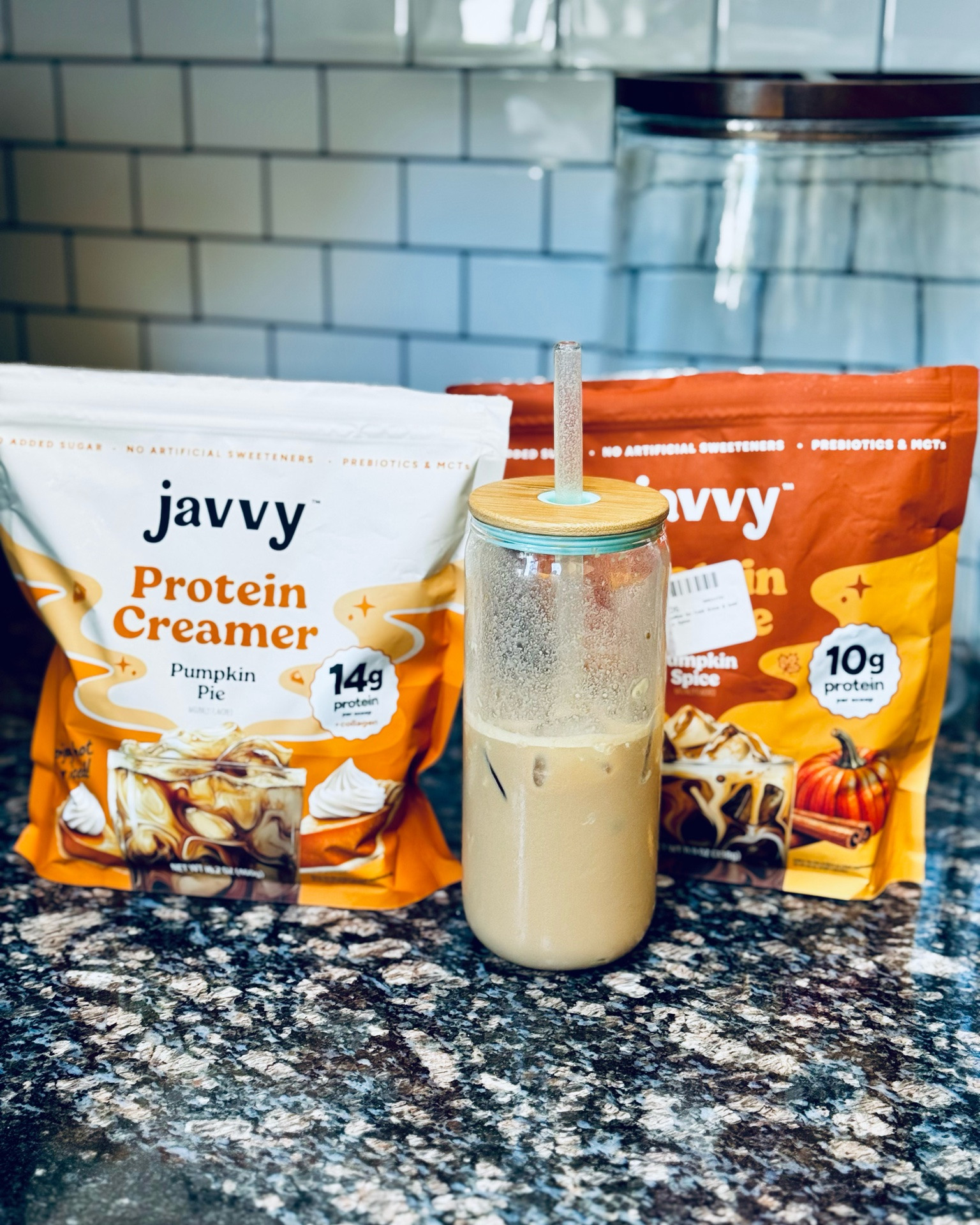 This limited-edition flavor is going FAST! 🎃☕️ It was even hard for me to snag, and now that I’ve tried it, I totally get the hype. 🤩

I’ve been making my afternoon coffee with Javy + their Pumpkin Pie Protein Creamer and it seriously tastes like a creamy pumpkin spice latte. SO good. 🙌🏼 And there’s zero weird powdery/protein aftertaste, which is a huge win for me!

🎃 Limited-edition Pumpkin Pie flavor
💪🏼 14g of protein per serving
☕️ 20 servings per bag
🤤 Super creamy + actually tastes GOOD

If you’re a pumpkin spice person, I would not wait on this one — it keeps selling out! 🏃🏼‍♀️🍂

#LTKmomlife #LTKSeasonal #LTKmorningroutine