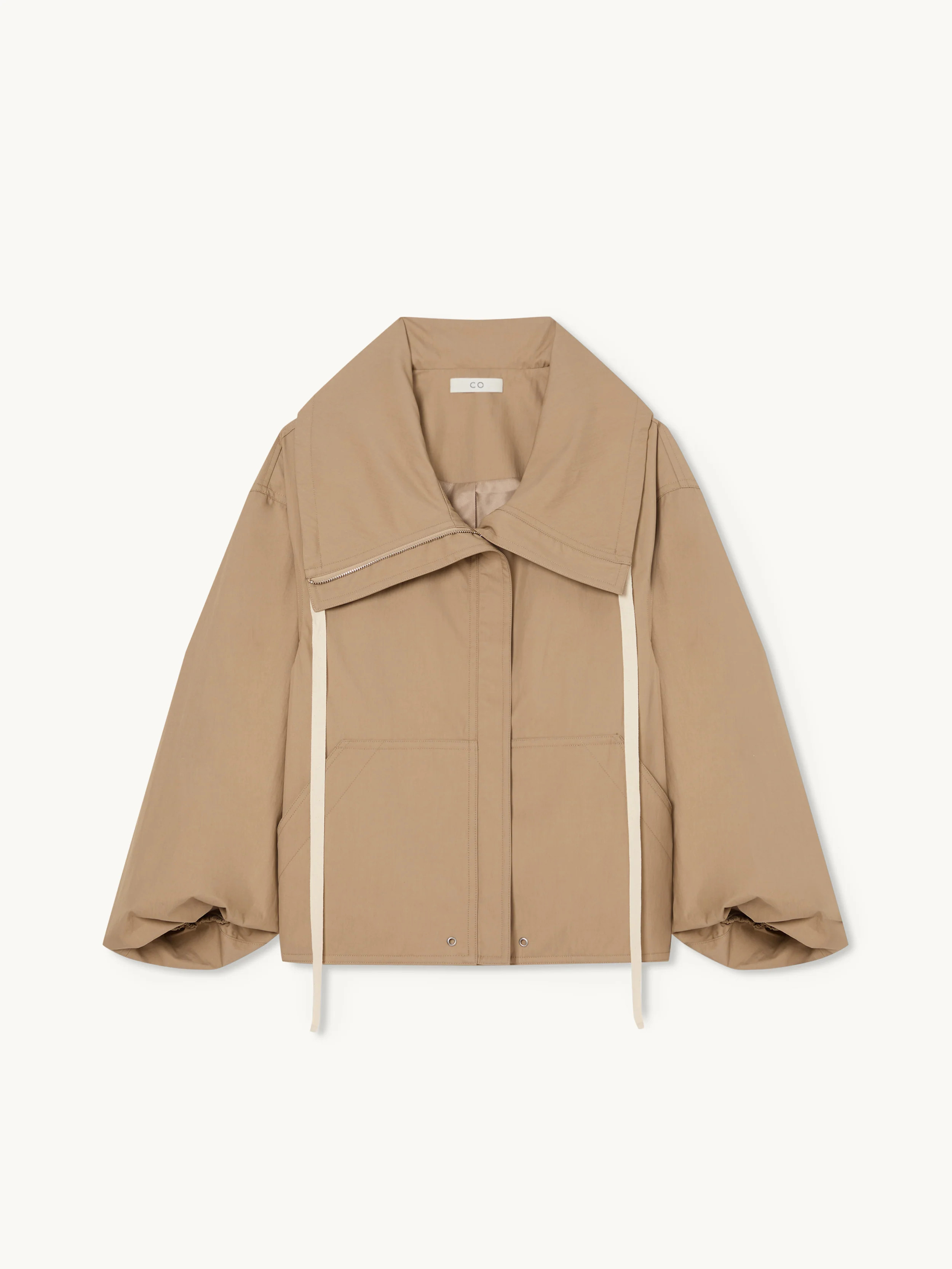 Rolled Collar Jacket | goop