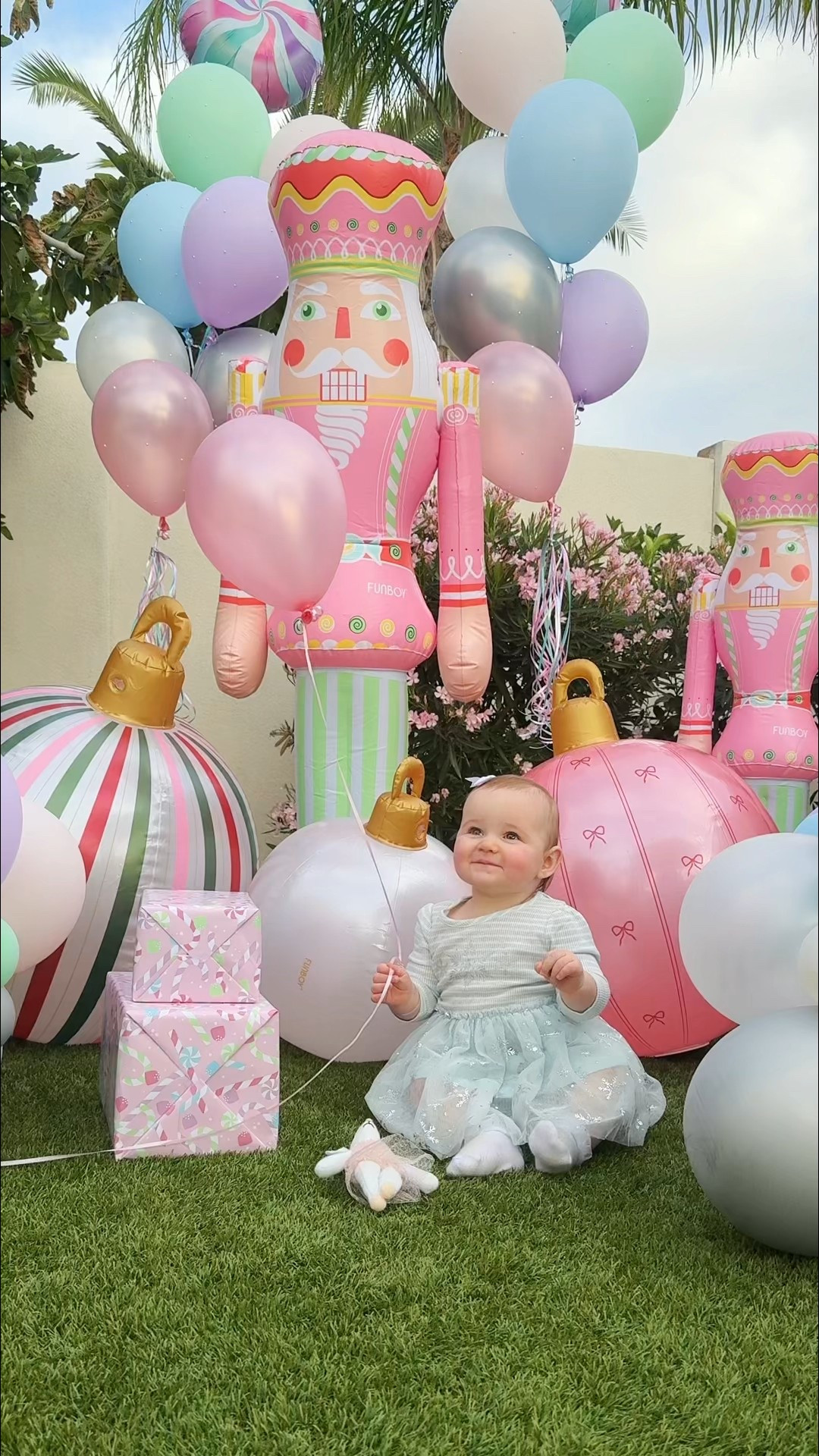 Our little Sugar Plum Fairy is officially ONE ✨❄️ Celebrating Stella’s first trip around the sun in her very own Winter ONEderland… filled with sparkles, pastels, twinkle lights and all the whimsy a birthday girl deserves.

To shop and recreate this party theme, comment “ONEderland” 💗 

Tags: first birthday party 

#LTKmomlife #LTKBaby #LTKHoliday