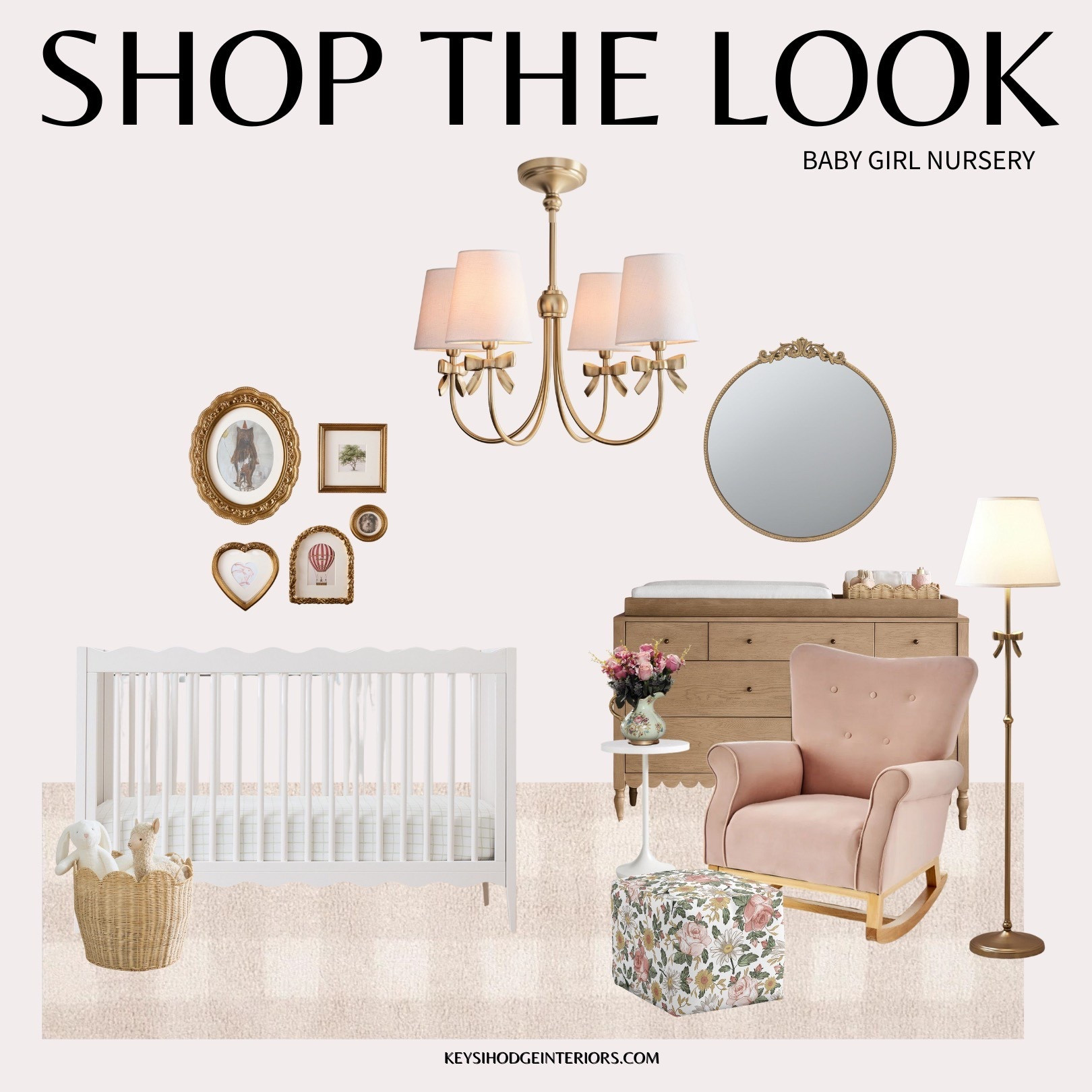 This nursery combines classic charm with feminine touches—scalloped edges, soft blush tones, and a few vintage-inspired details that make the space feel warm and personal. It’s timeless, cozy, and perfect for a little baby girl to grow into.

#BabyGirlNursery #ClassicNurseryStyle #ShopTheLook #TimelessNursery #NeutralNursery #KeysiHodgeInteriors


#LTKHome #LTKBaby #LTKStyleTip